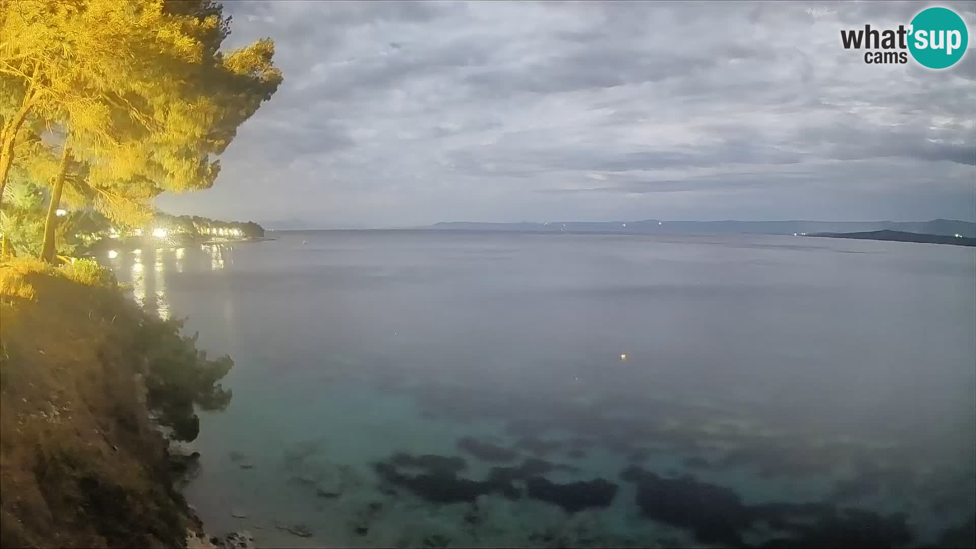Webcam plage Potočine Bol – Vue en direct sur Borak Beach, île de Brač