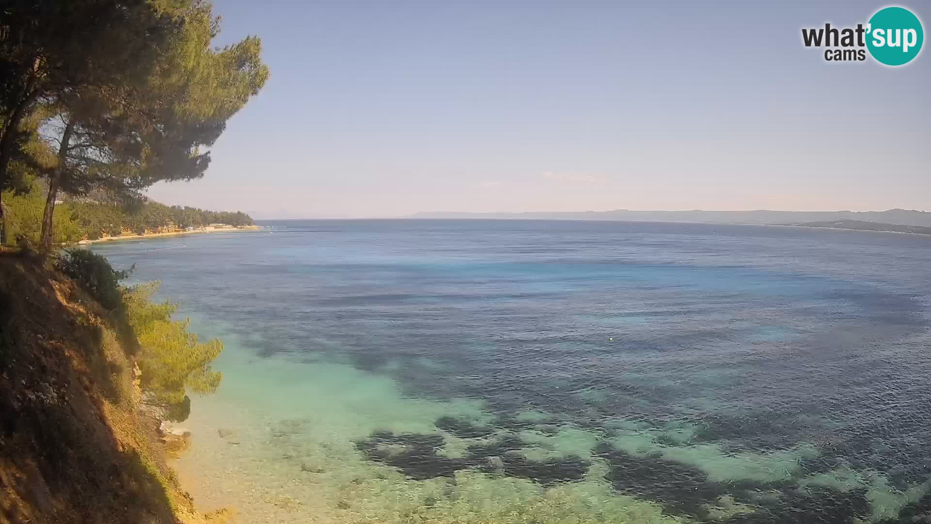 Webcam Playa Potočine Bol – Vista en vivo de Borak Beach, Isla de Brač
