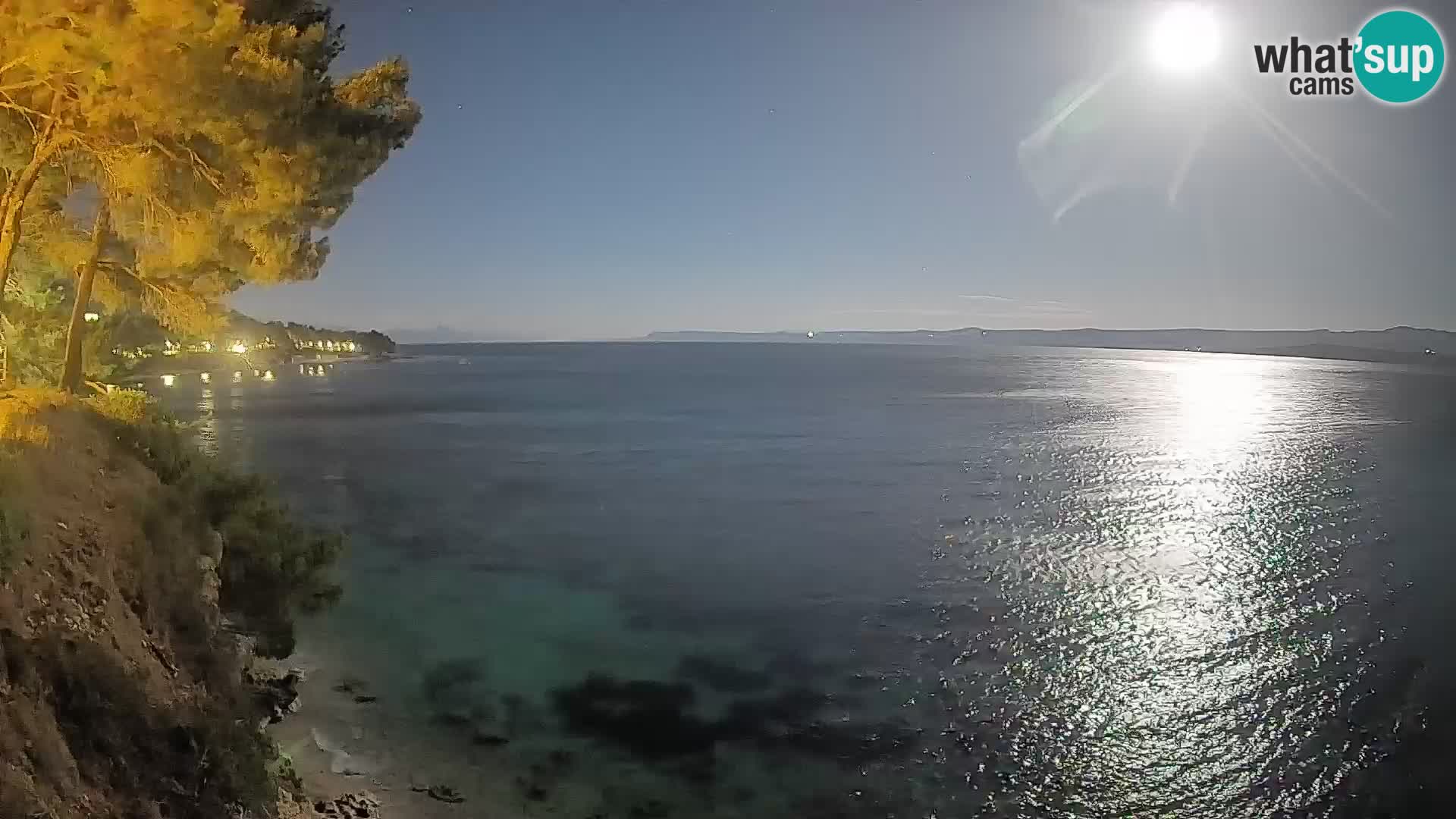 Web kamera Potočine Bol – Pogled uživo na plažu Borak, otok Brač