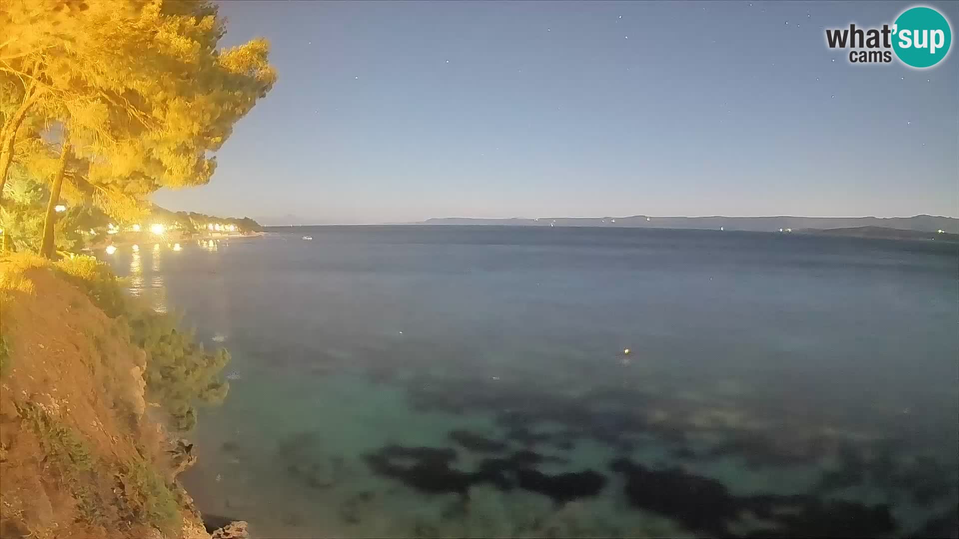 Webcam plage Potočine Bol – Vue en direct sur Borak Beach, île de Brač