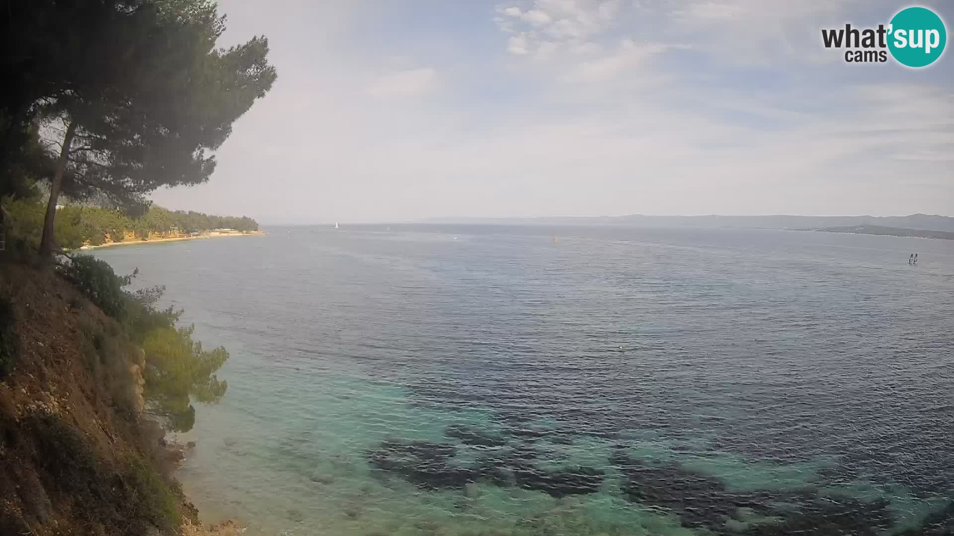 Webcam Strand Potočine Bol – Liveblick auf Borak Beach, Insel Brač