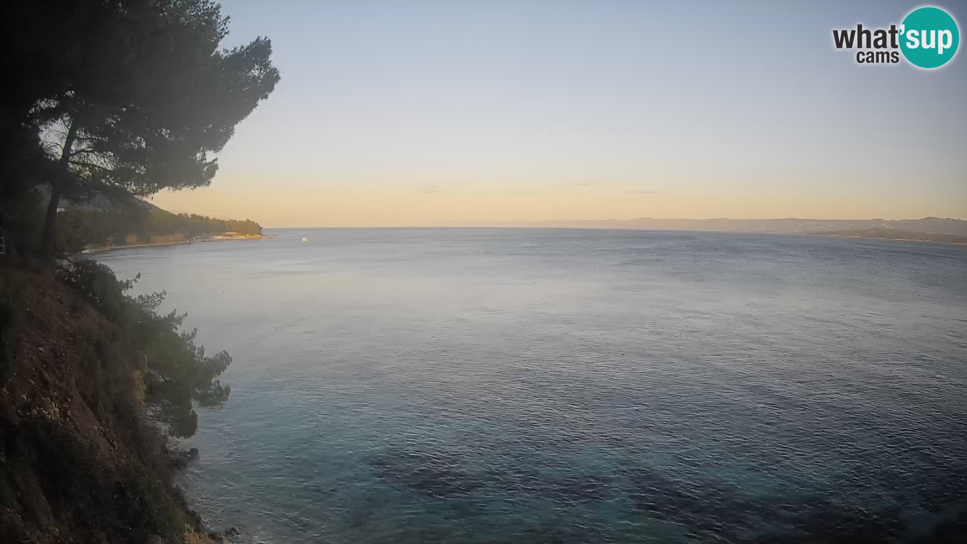 Webcam Spiaggia Potočine Bol – Vista live sulla spiaggia Borak, Isola di Brač