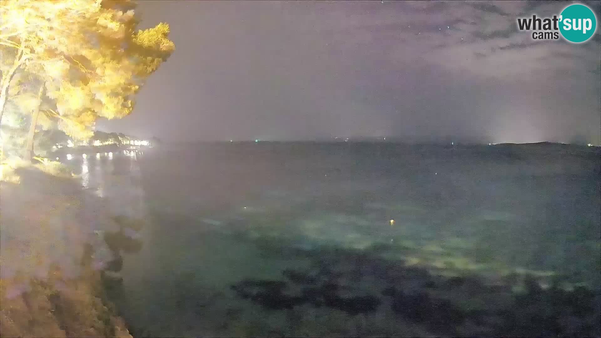Webcam Spiaggia Potočine Bol – Vista live sulla spiaggia Borak, Isola di Brač