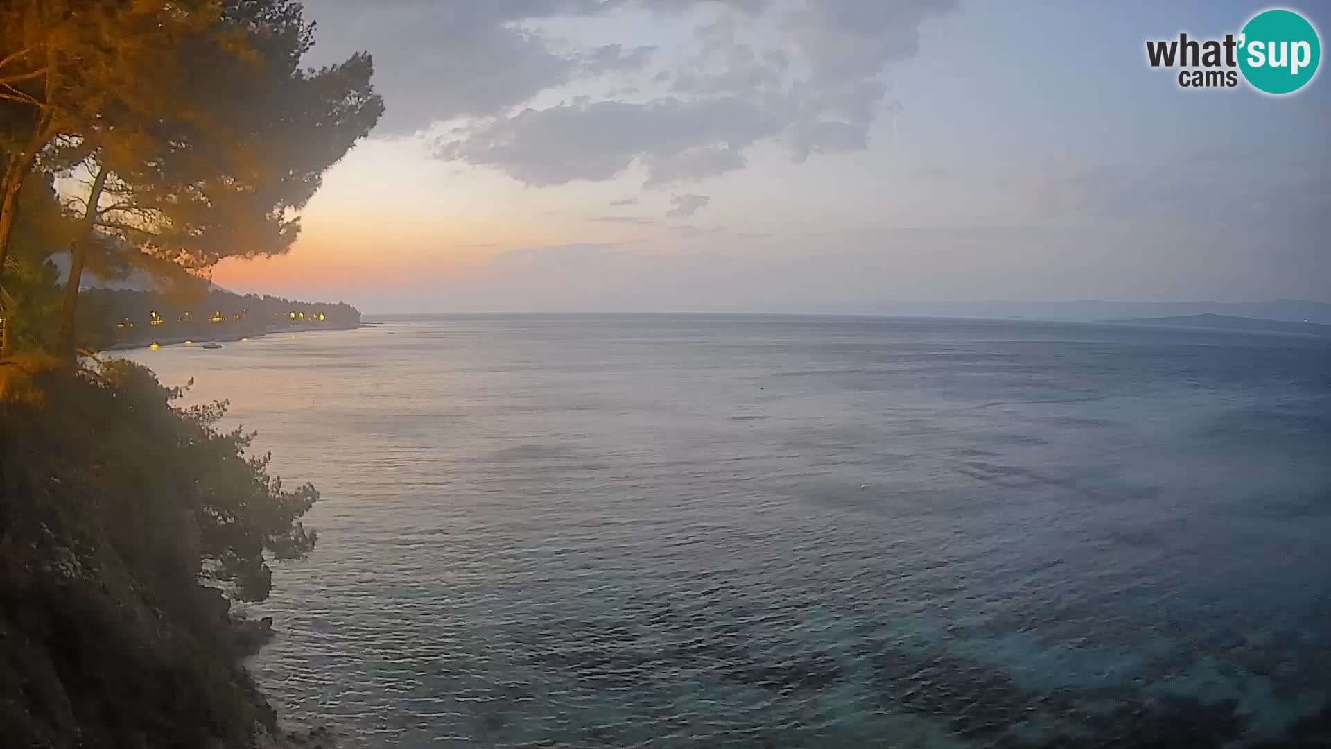 Webcam Spiaggia Potočine Bol – Vista live sulla spiaggia Borak, Isola di Brač