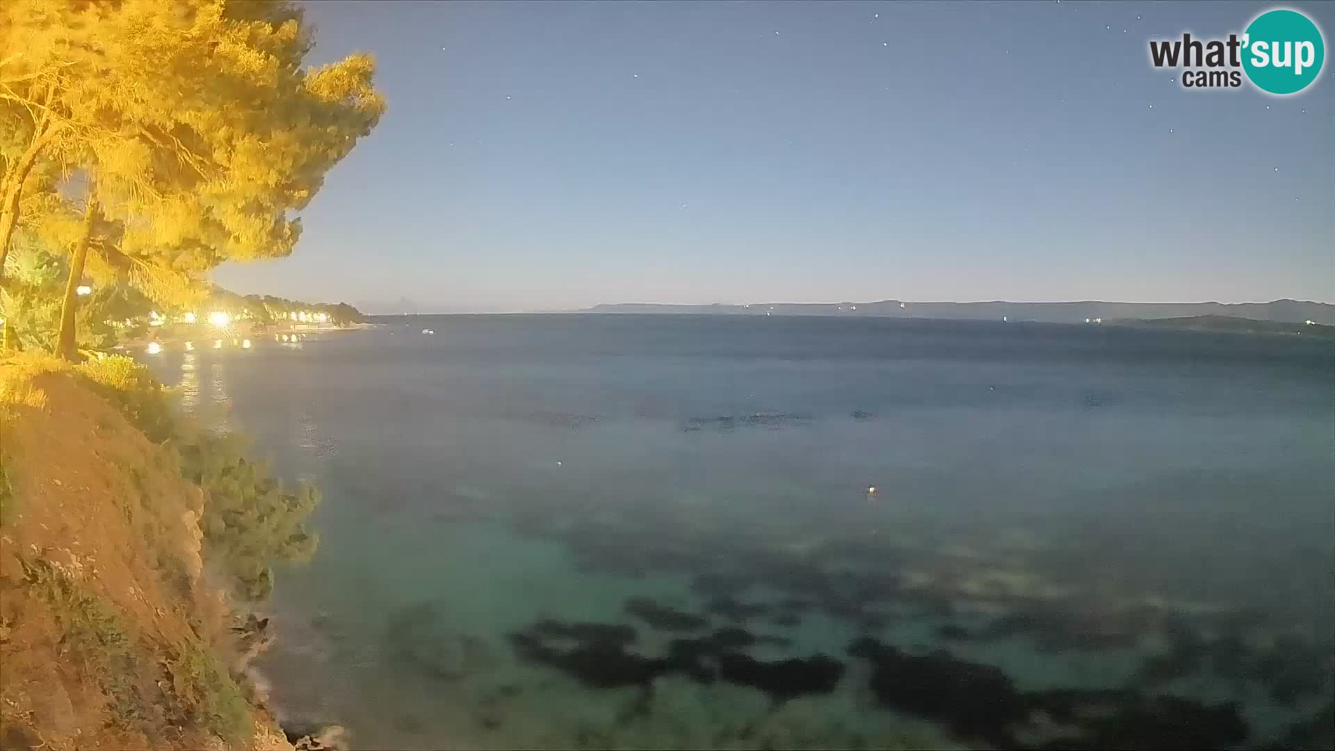 Web kamera Potočine Bol – Pogled uživo na plažu Borak, otok Brač