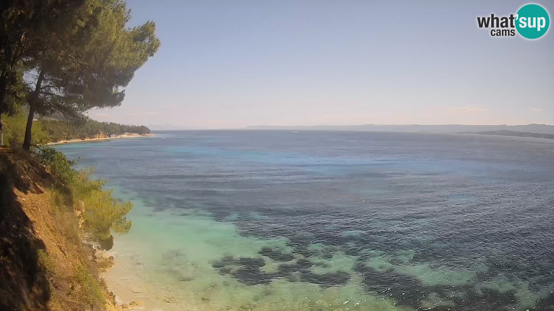 Webcam Potočine Beach Bol – Live View of Borak Beach, Brač Island