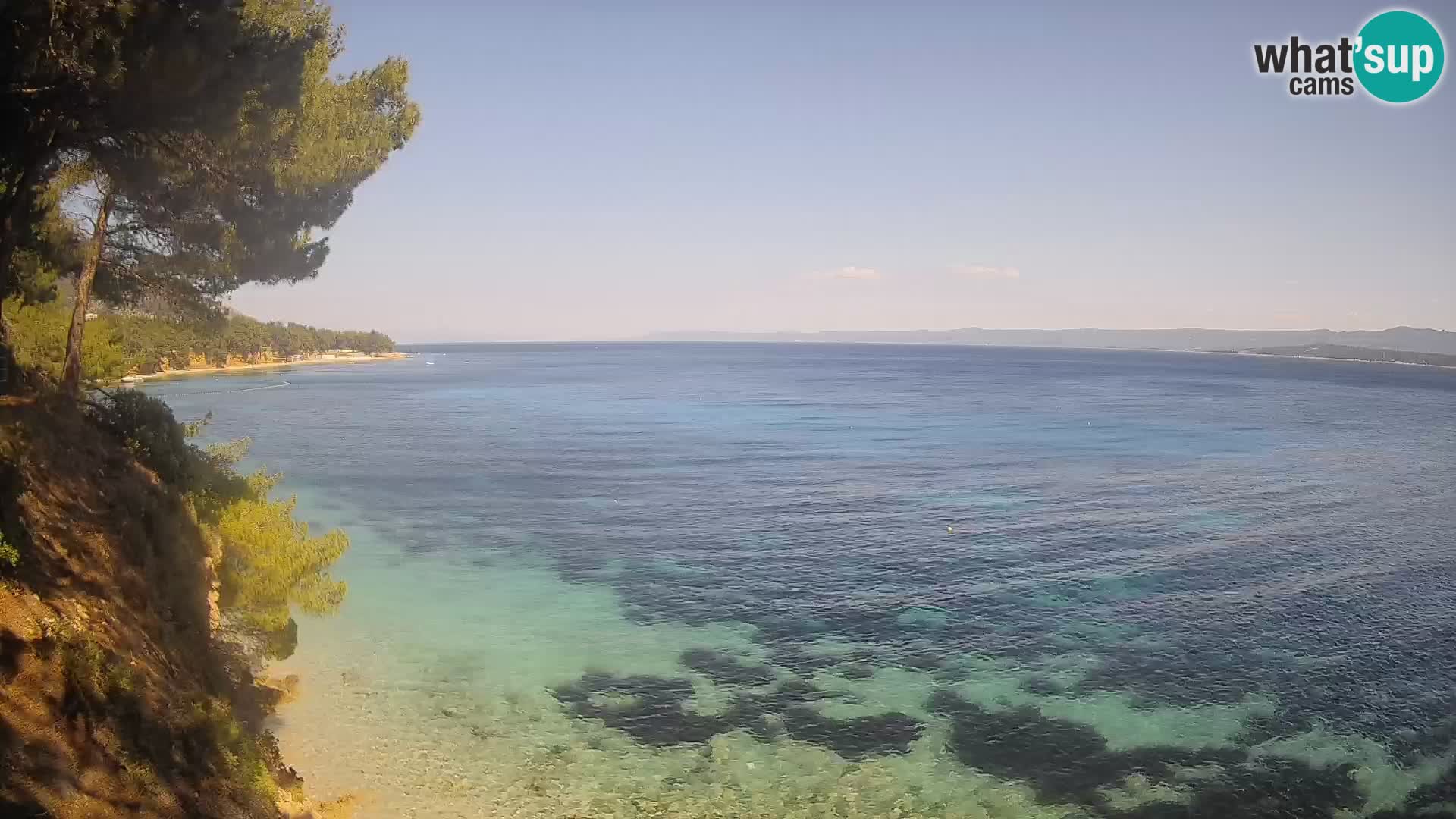 Webcam Strand Potočine Bol – Liveblick auf Borak Beach, Insel Brač