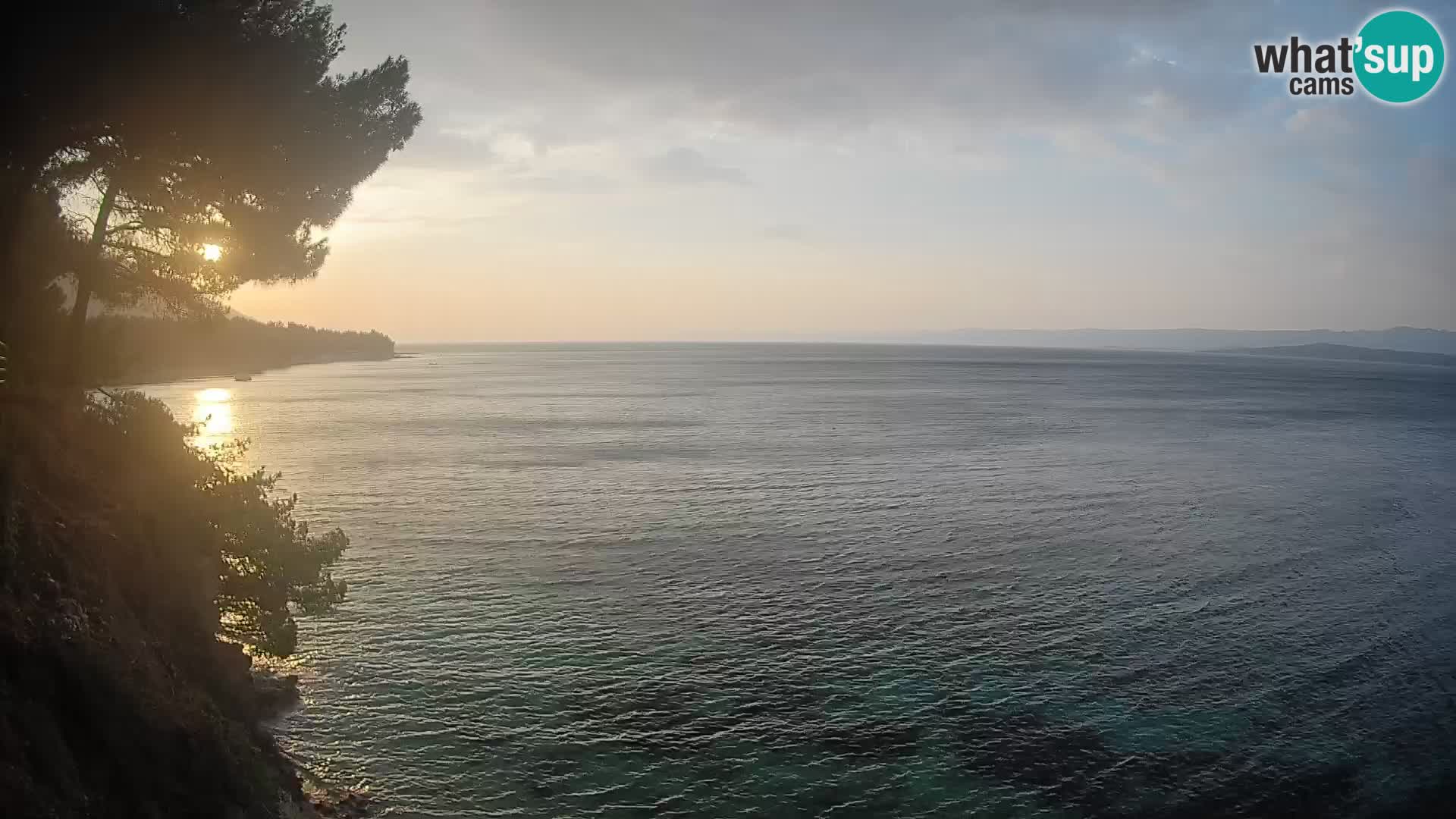 Webcam plage Potočine Bol – Vue en direct sur Borak Beach, île de Brač