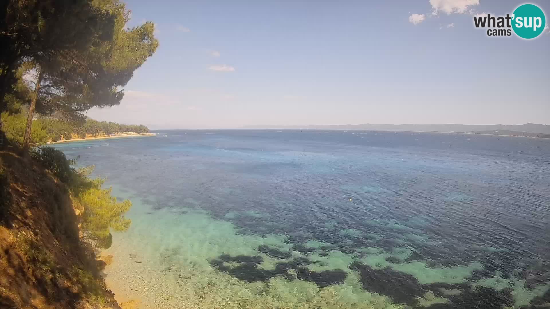 Webcam Potočine Beach Bol – Live View of Borak Beach, Brač Island