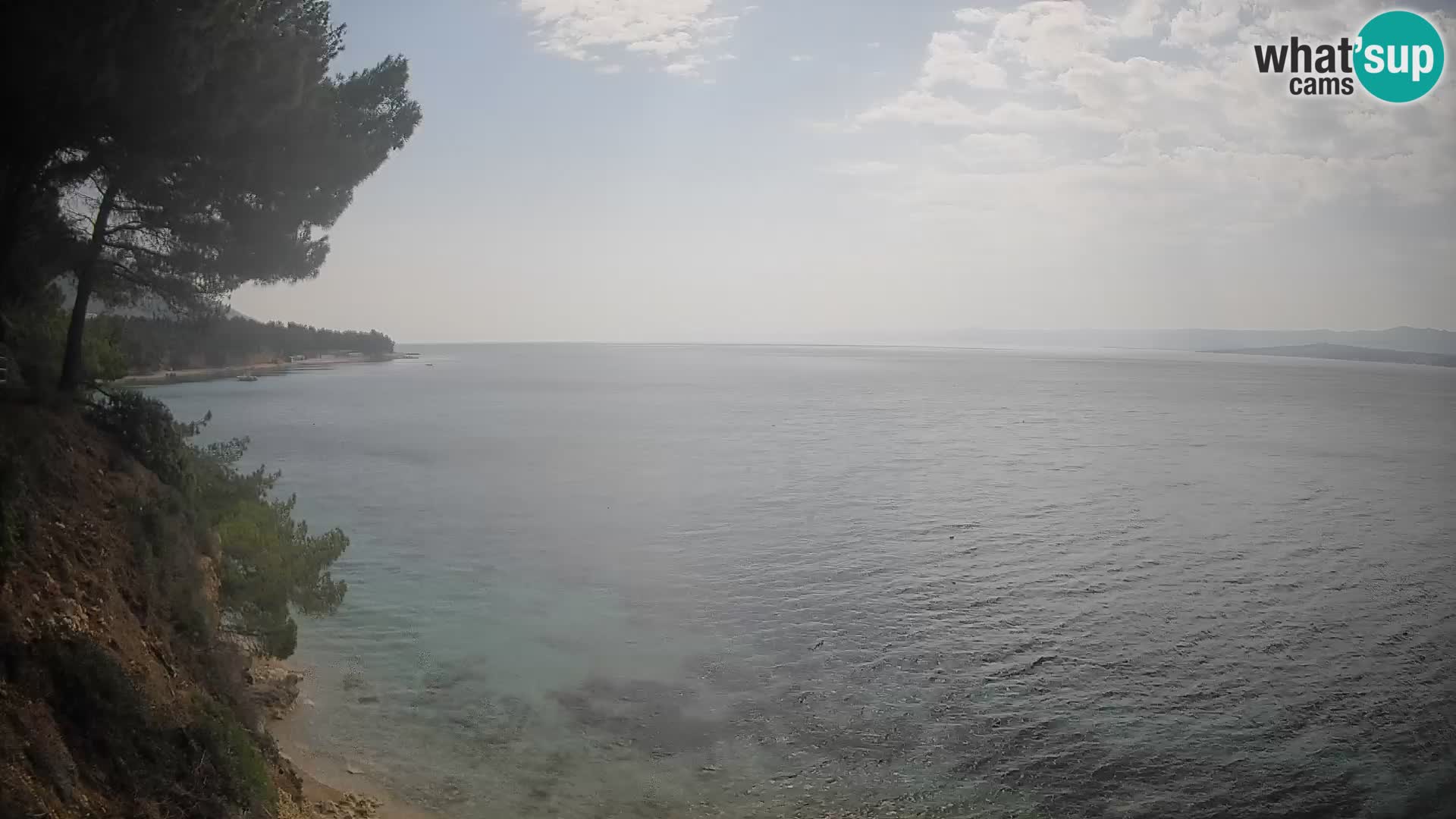 Web kamera Potočine Bol – Pogled uživo na plažu Borak, otok Brač