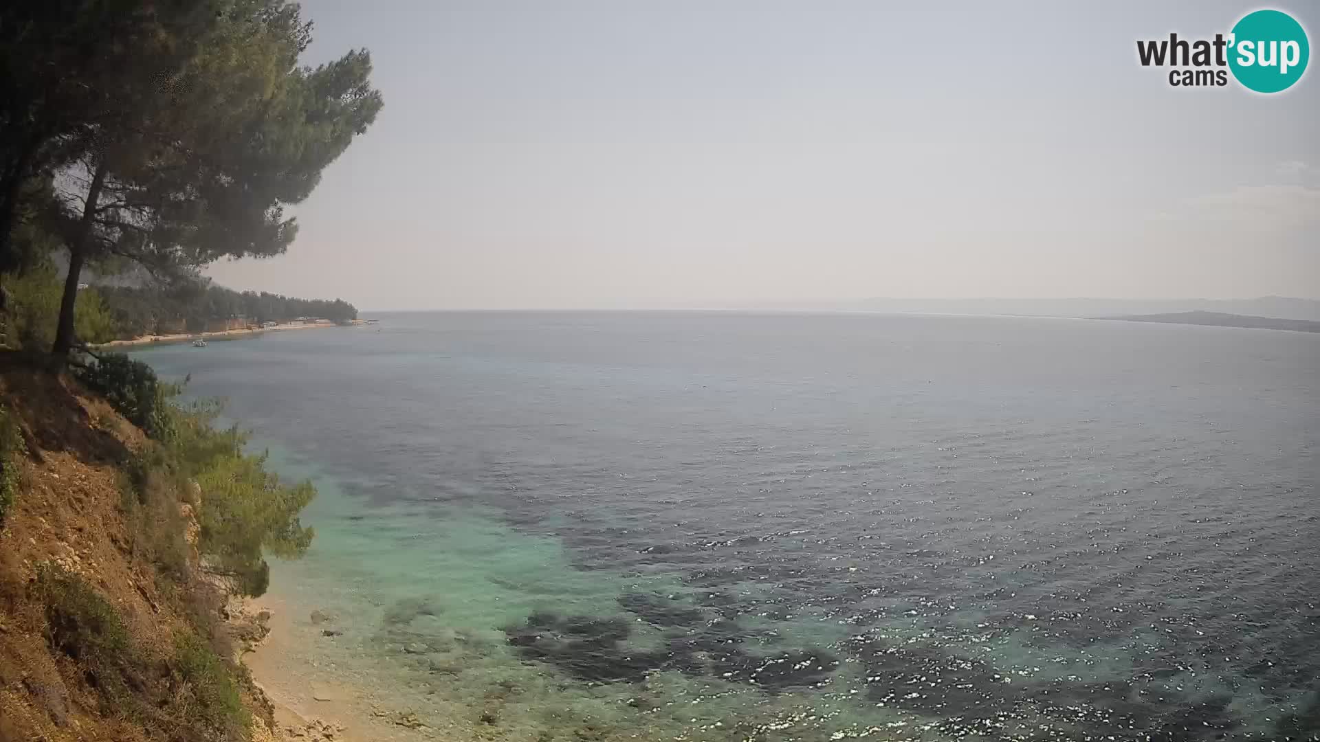 Webcam Strand Potočine Bol – Liveblick auf Borak Beach, Insel Brač