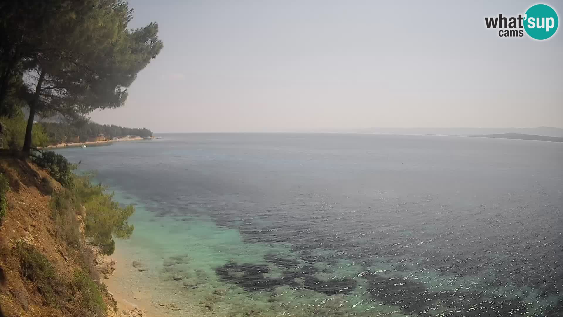 Webcam Strand Potočine Bol – Liveblick auf Borak Beach, Insel Brač