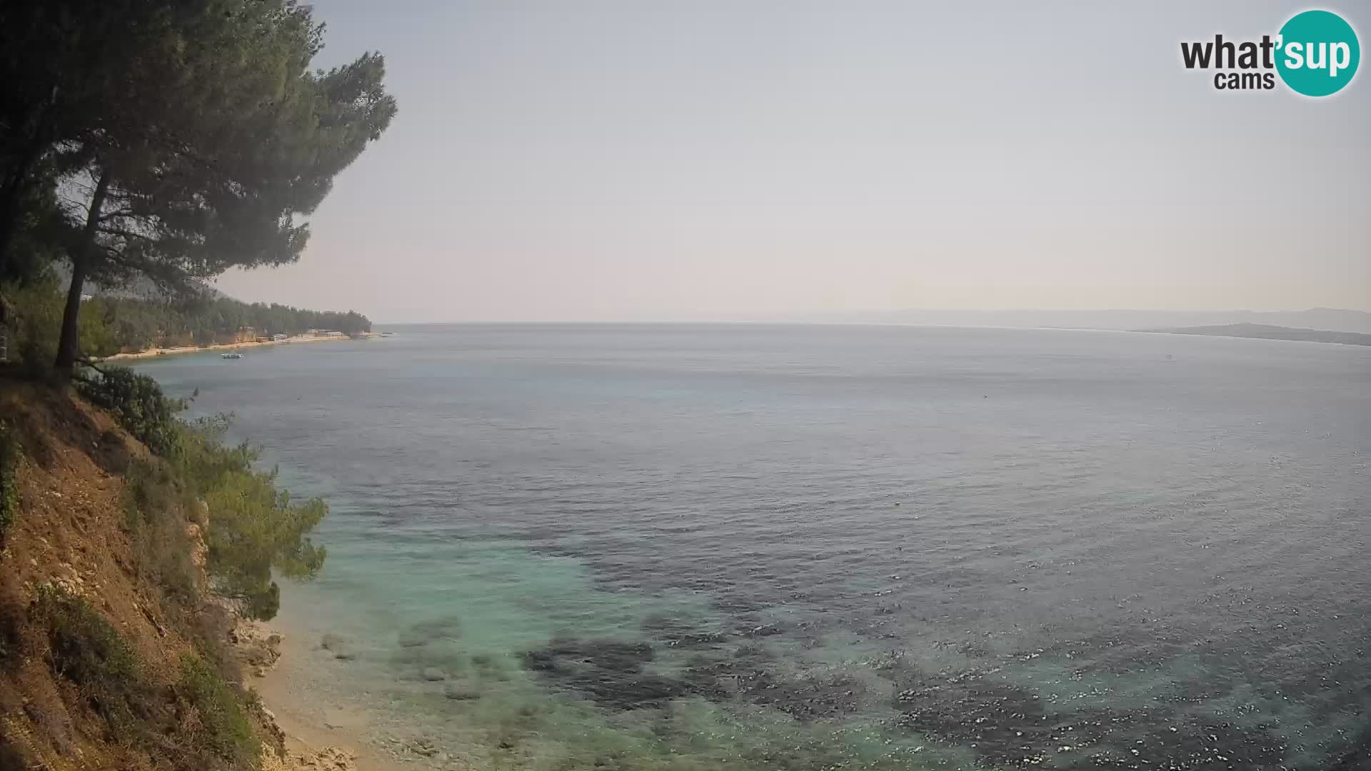 Webcam plage Potočine Bol – Vue en direct sur Borak Beach, île de Brač