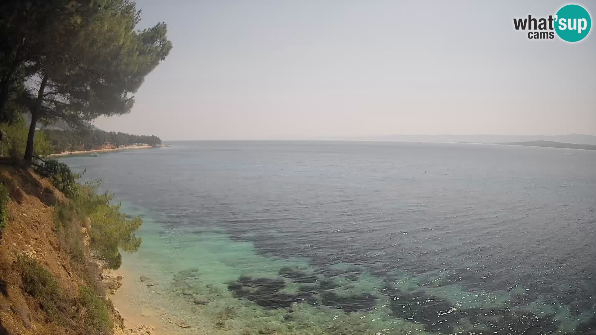 Webcam plage Potočine Bol – Vue en direct sur Borak Beach, île de Brač