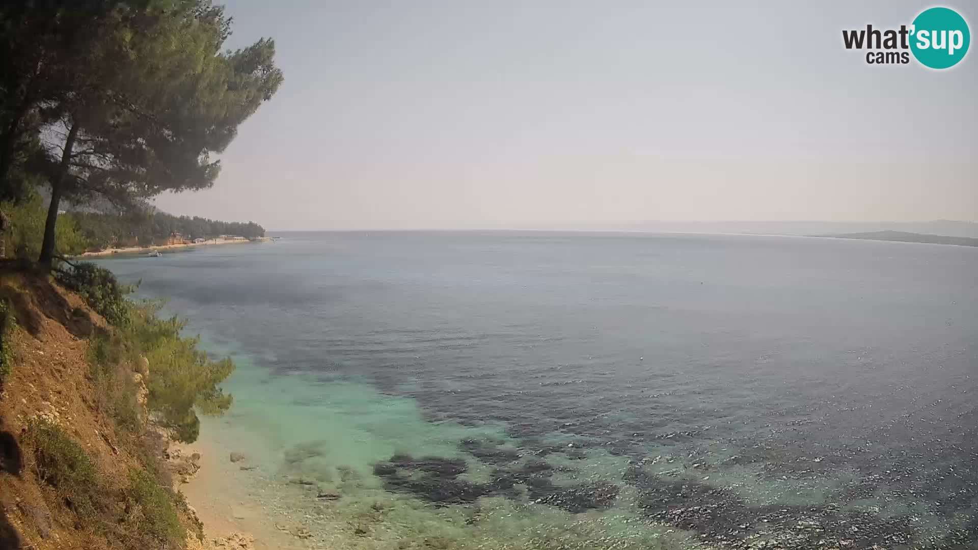 Webcam Strand Potočine Bol – Liveblick auf Borak Beach, Insel Brač