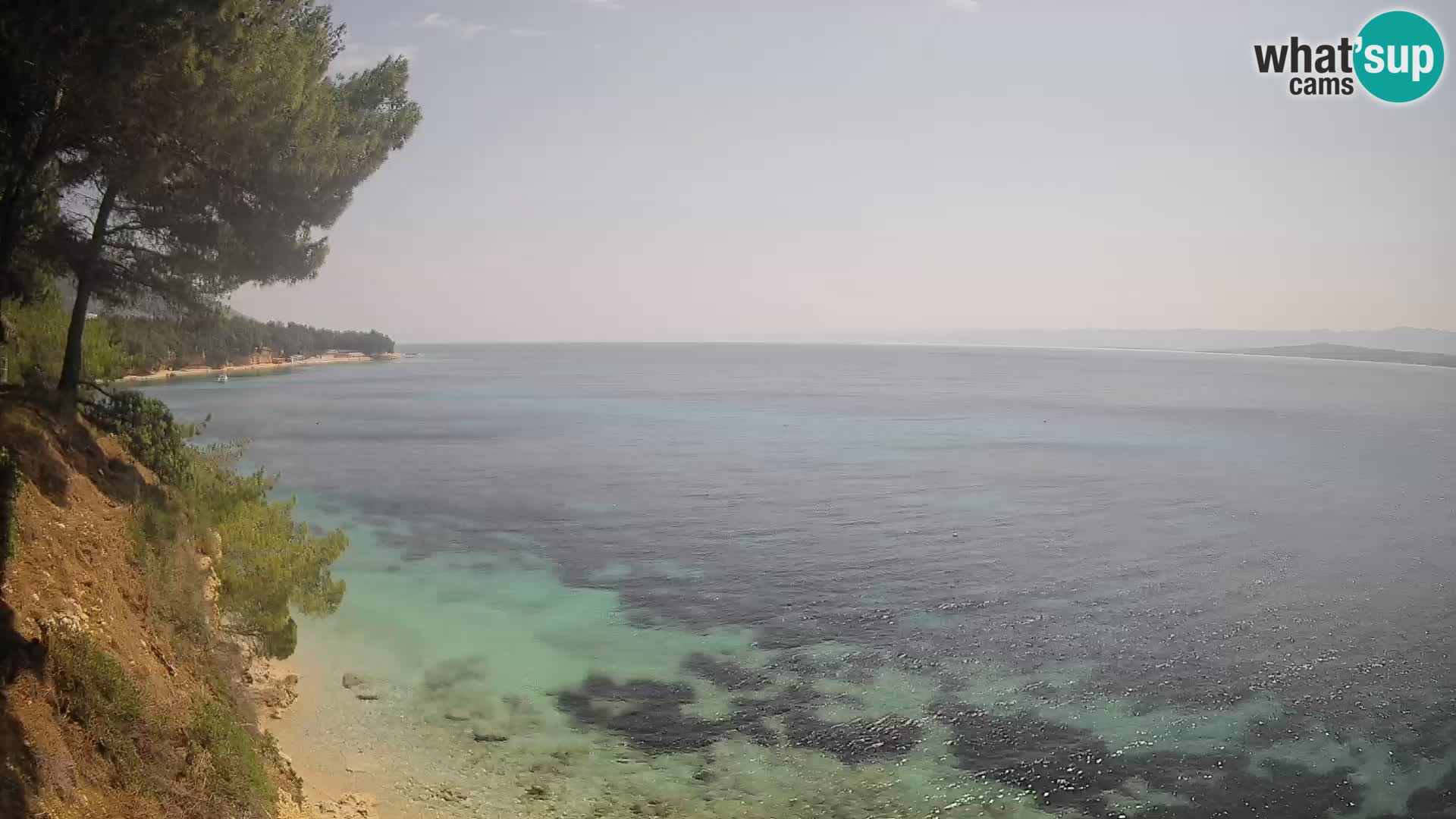 Webcam Potočine Beach Bol – Live View of Borak Beach, Brač Island
