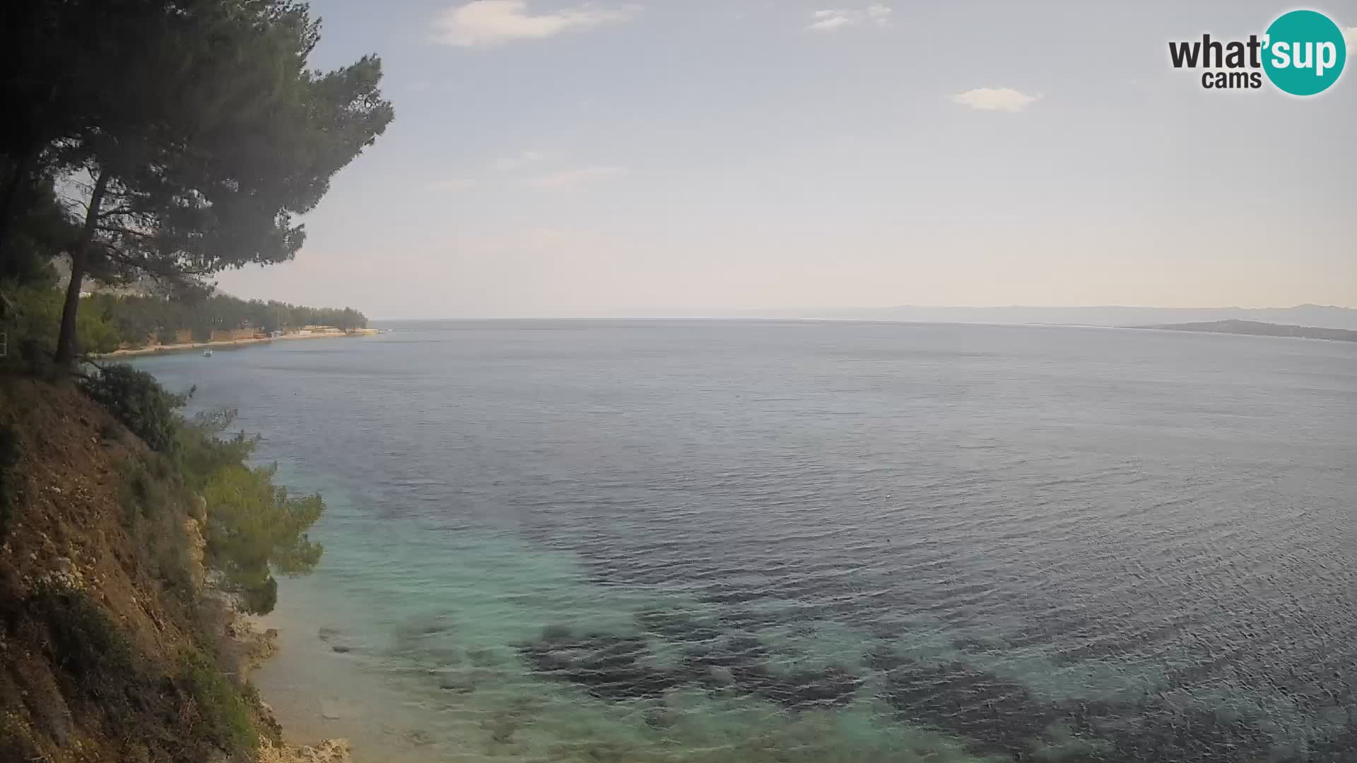 Webcam Potočine Beach Bol – Live View of Borak Beach, Brač Island
