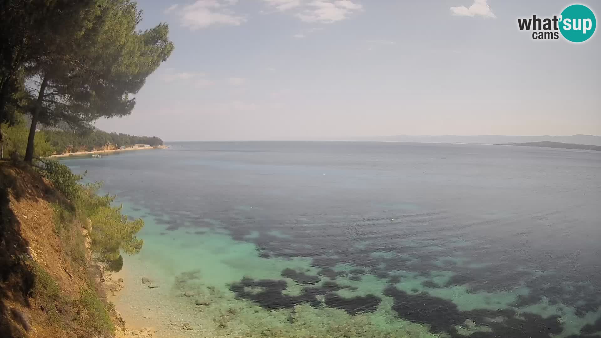 Webcam Potočine Beach Bol – Live View of Borak Beach, Brač Island