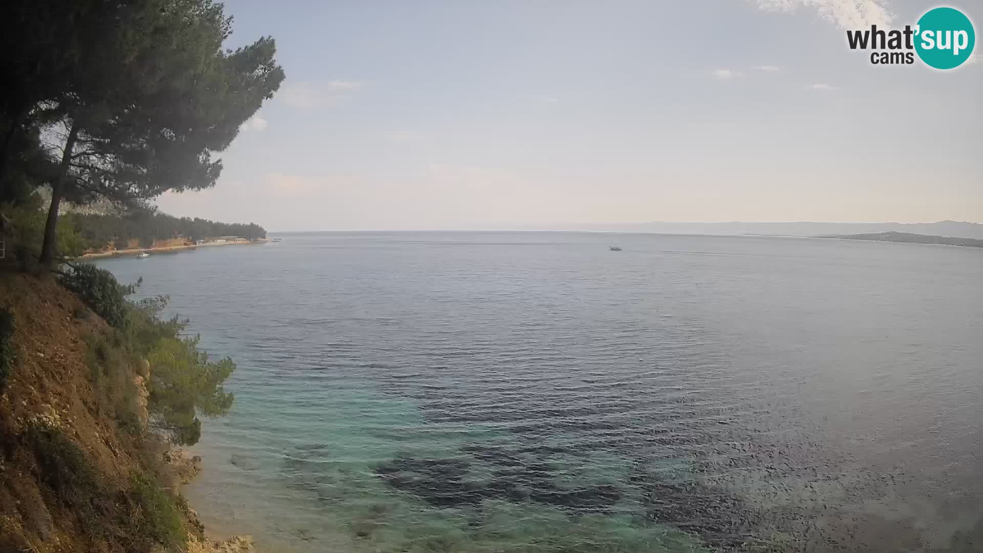 Webcam Potočine Beach Bol – Live View of Borak Beach, Brač Island