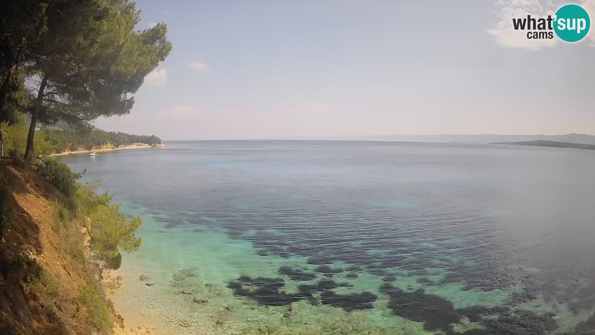 Webcam Playa Potočine Bol – Vista en vivo de Borak Beach, Isla de Brač