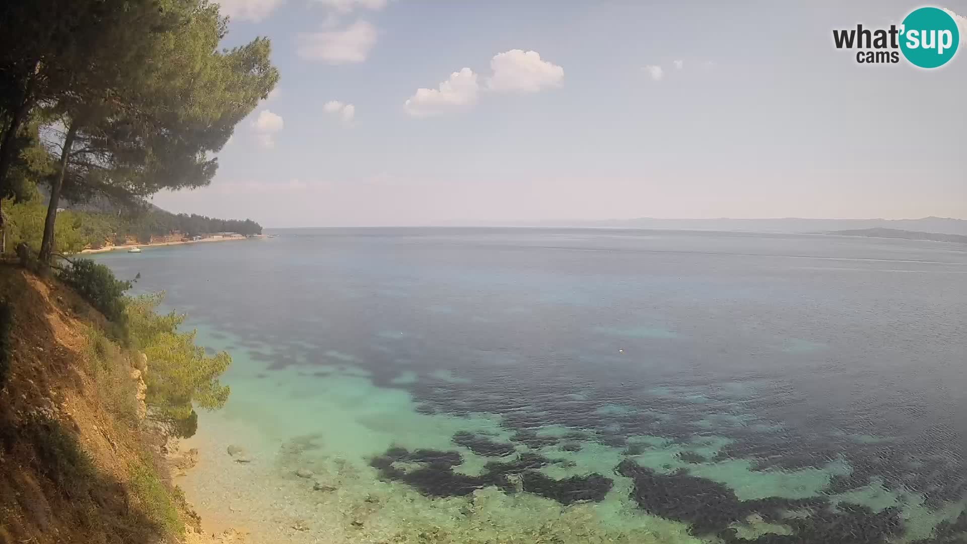 Webcam Strand Potočine Bol – Liveblick auf Borak Beach, Insel Brač