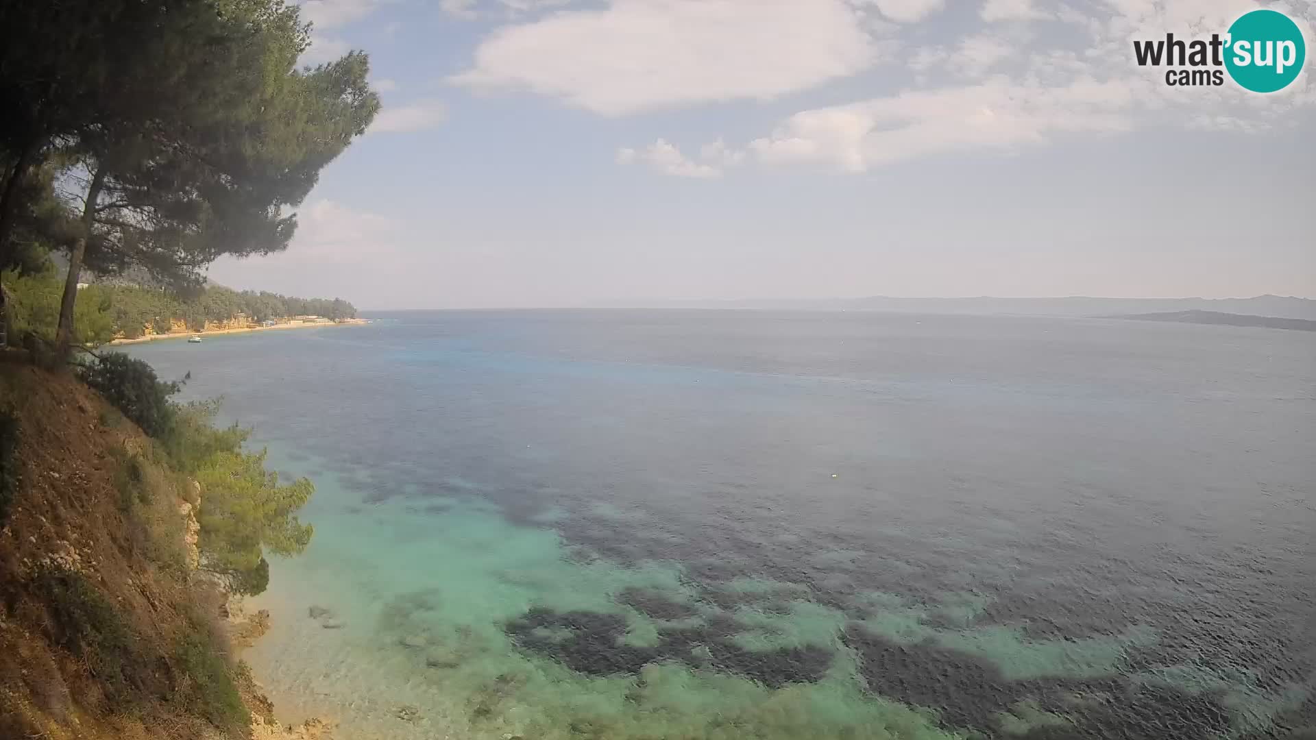 Webcam Playa Potočine Bol – Vista en vivo de Borak Beach, Isla de Brač