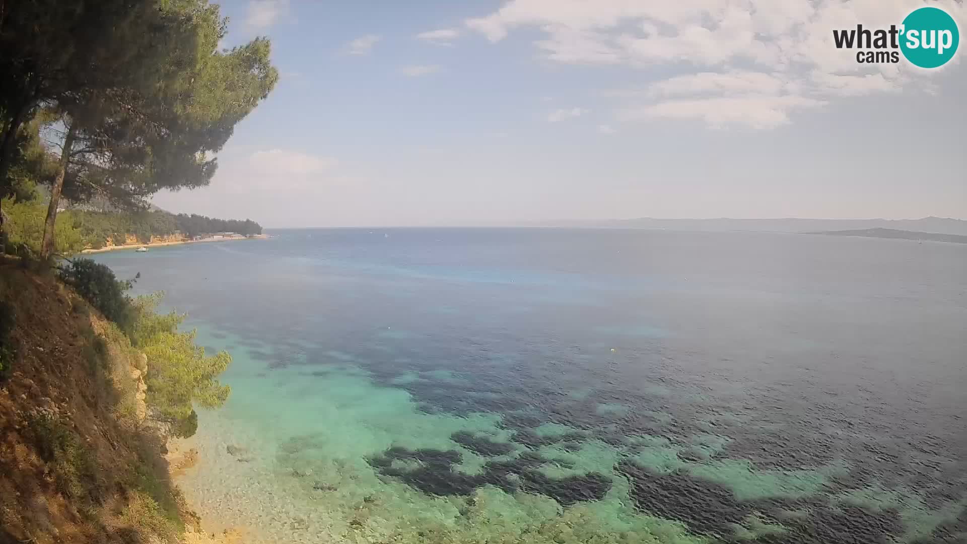 Webcam Strand Potočine Bol – Liveblick auf Borak Beach, Insel Brač