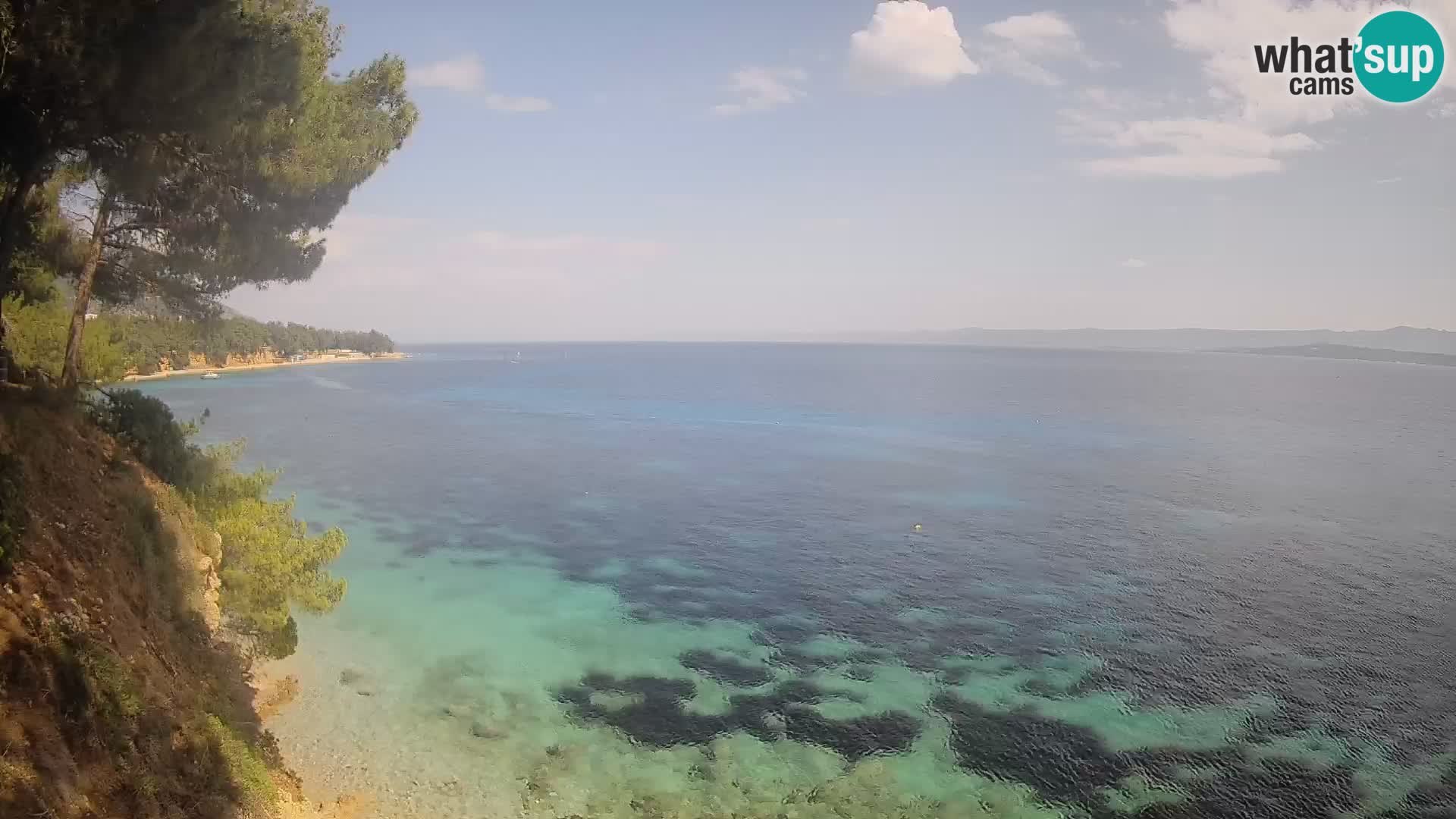 Webcam Potočine Beach Bol – Live View of Borak Beach, Brač Island