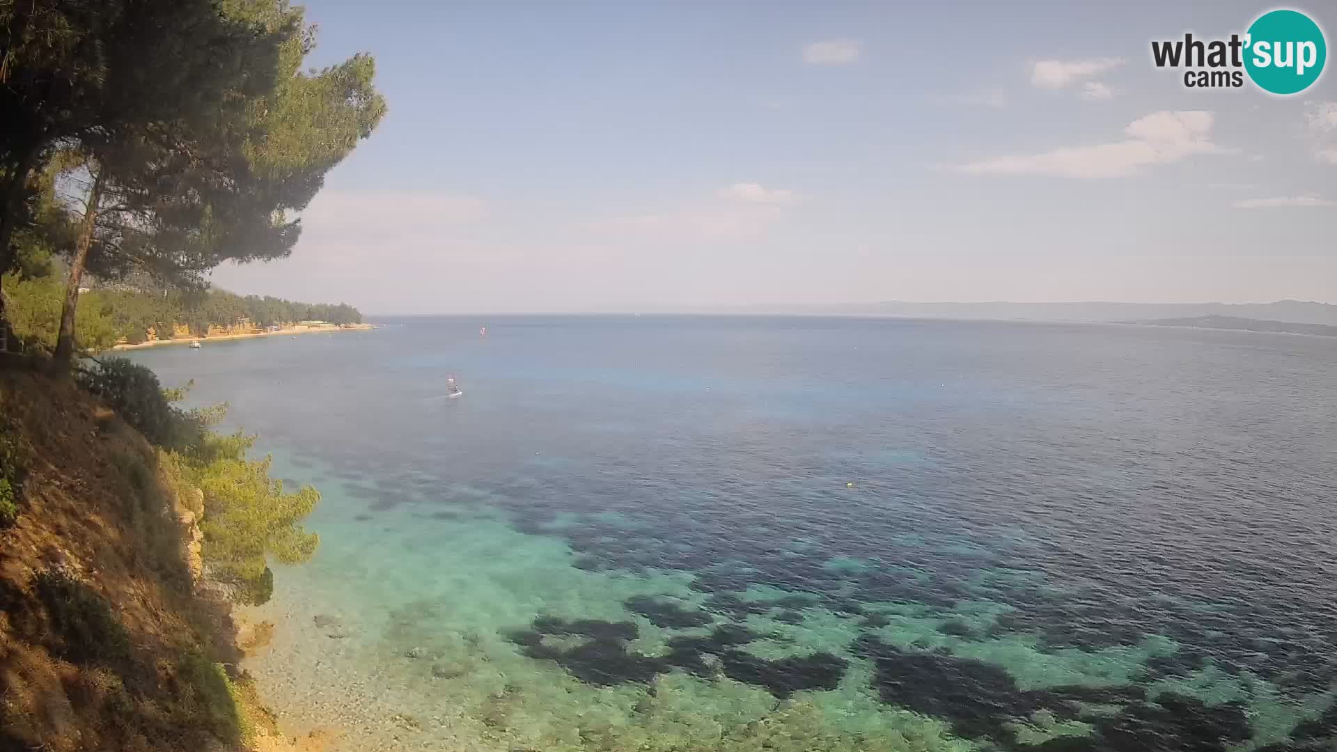 Webcam Strand Potočine Bol – Liveblick auf Borak Beach, Insel Brač