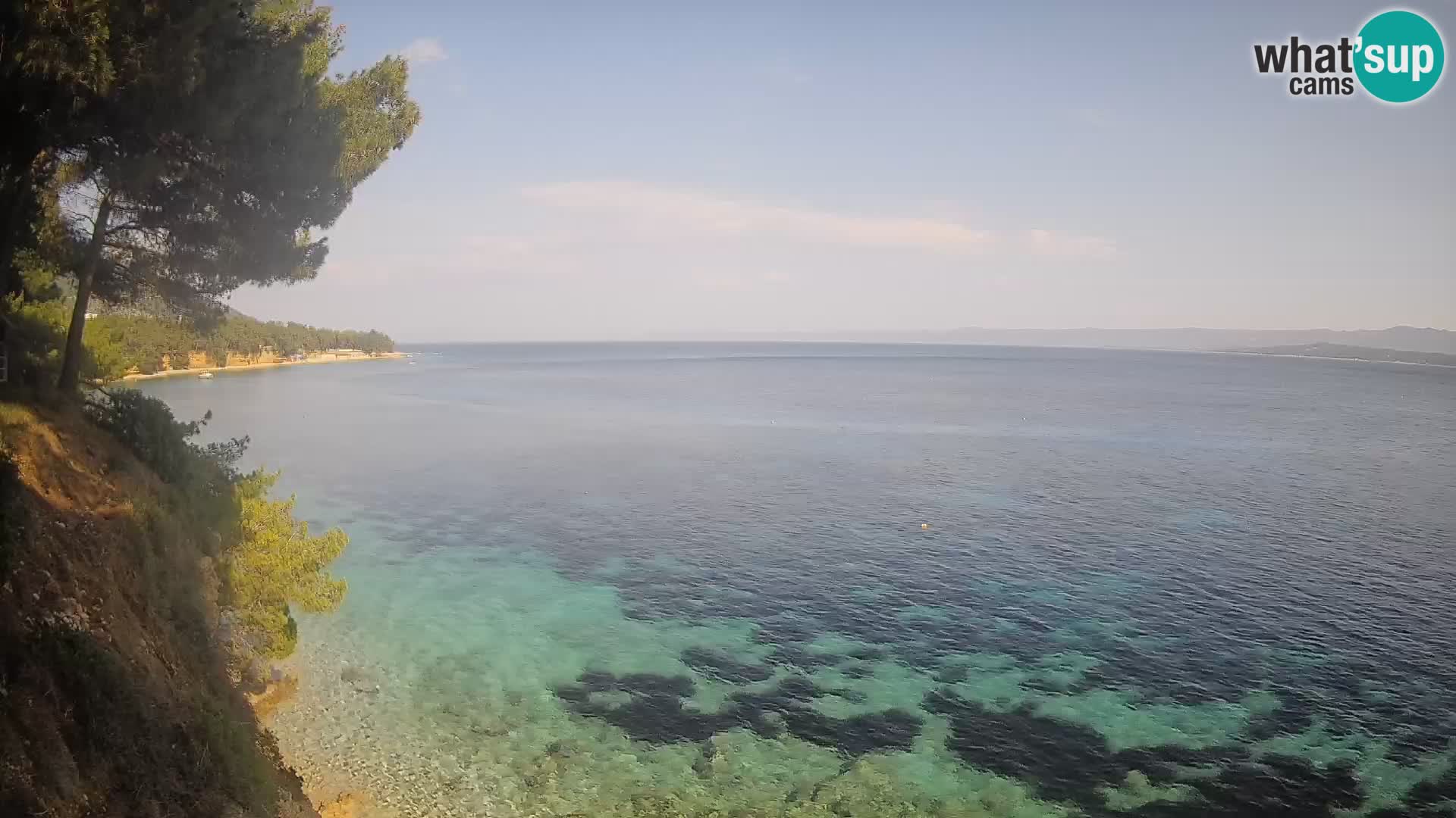 Webcam Playa Potočine Bol – Vista en vivo de Borak Beach, Isla de Brač