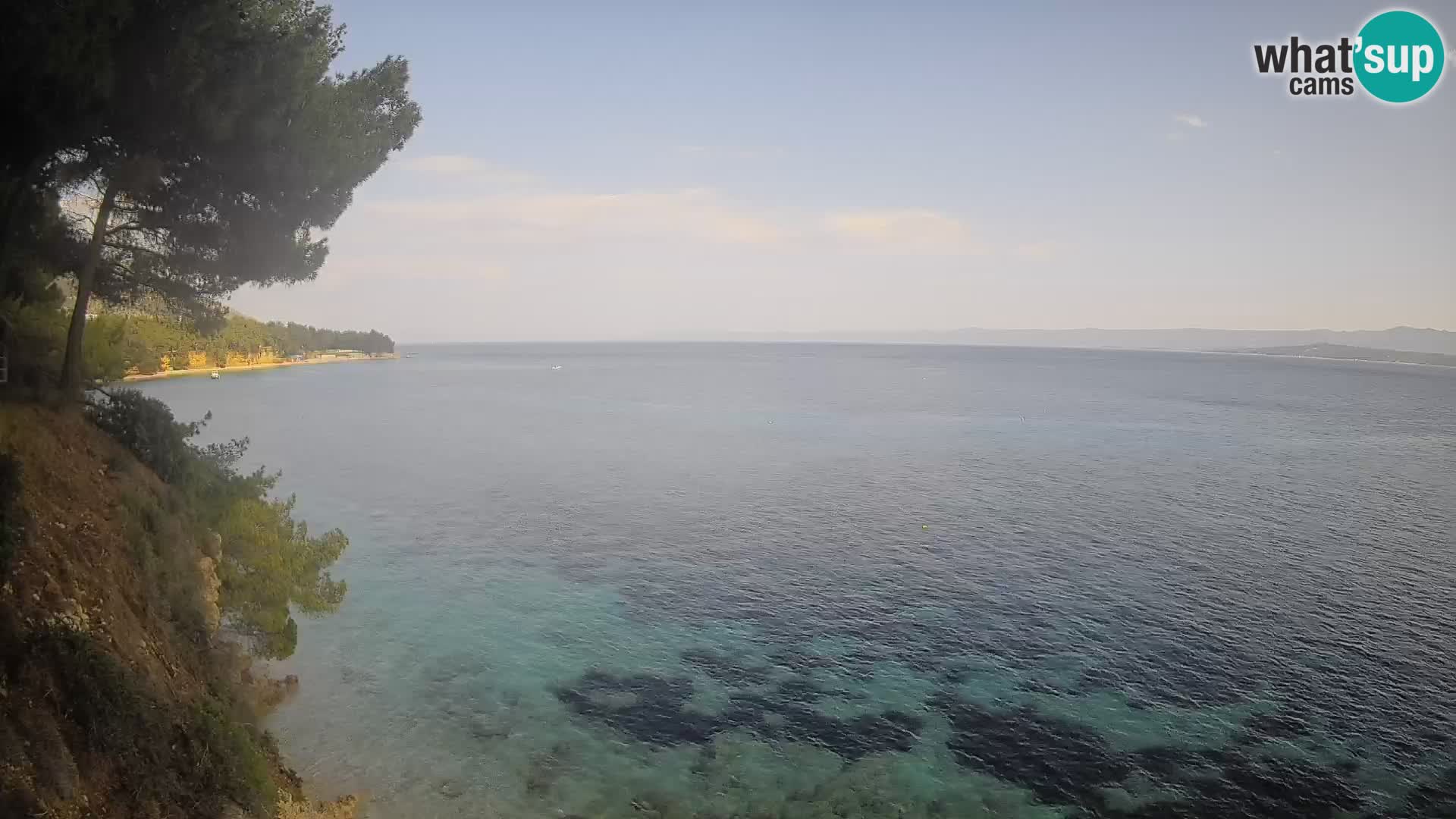 Webcam Potočine Beach Bol – Live View of Borak Beach, Brač Island