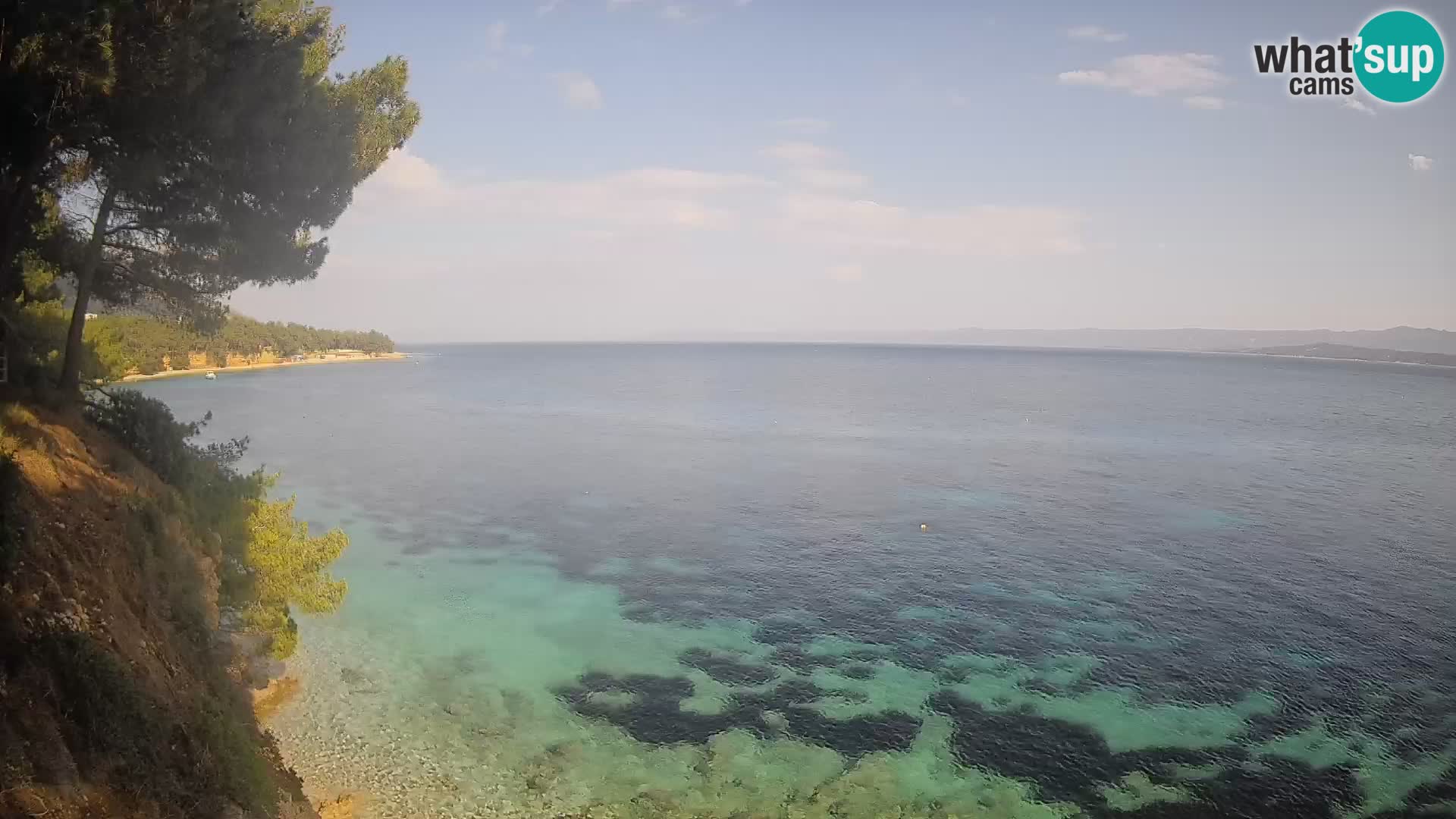 Webcam Potočine Beach Bol – Live View of Borak Beach, Brač Island