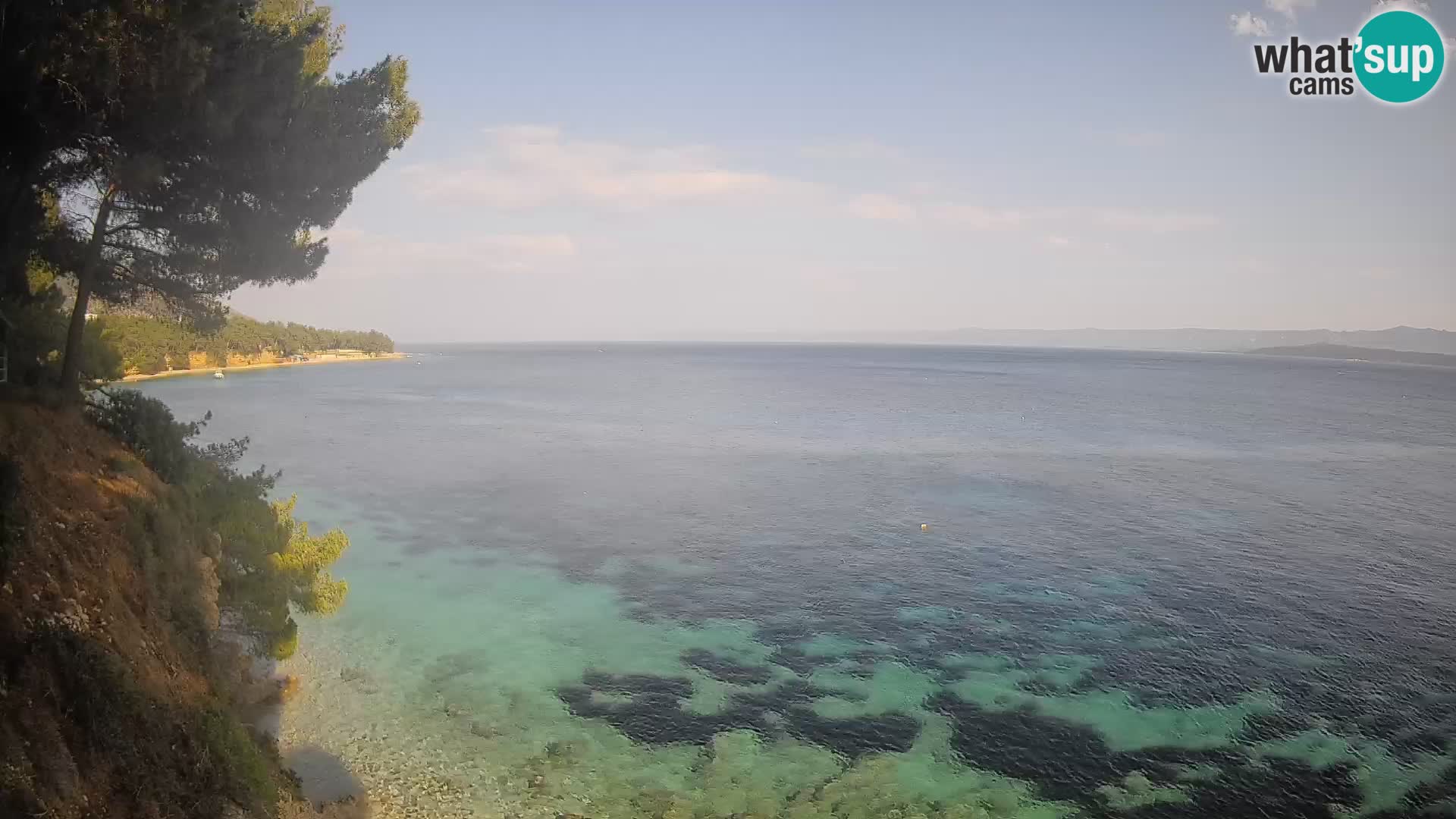 Webcam Strand Potočine Bol – Liveblick auf Borak Beach, Insel Brač