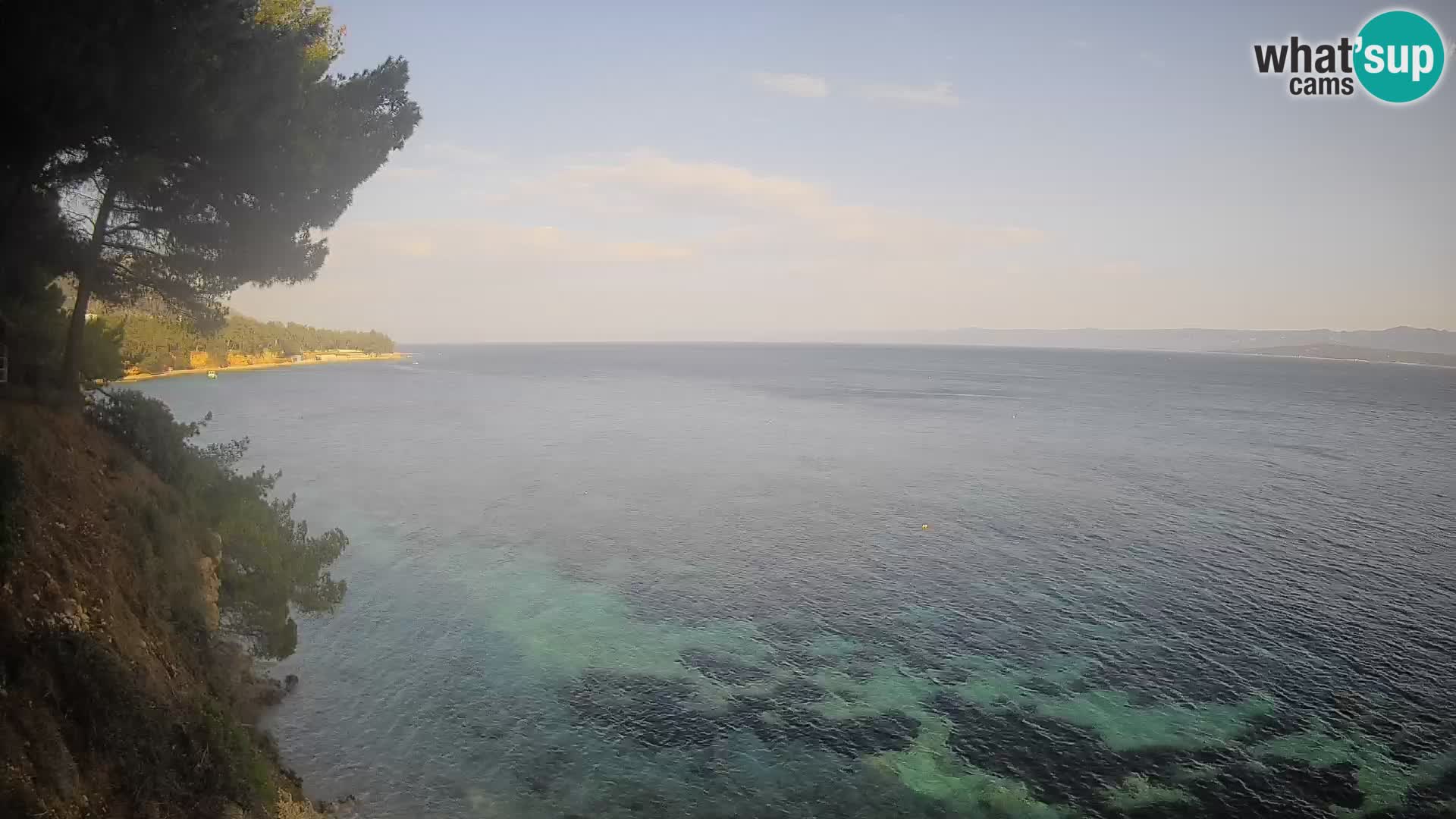 Webcam Potočine Beach Bol – Live View of Borak Beach, Brač Island