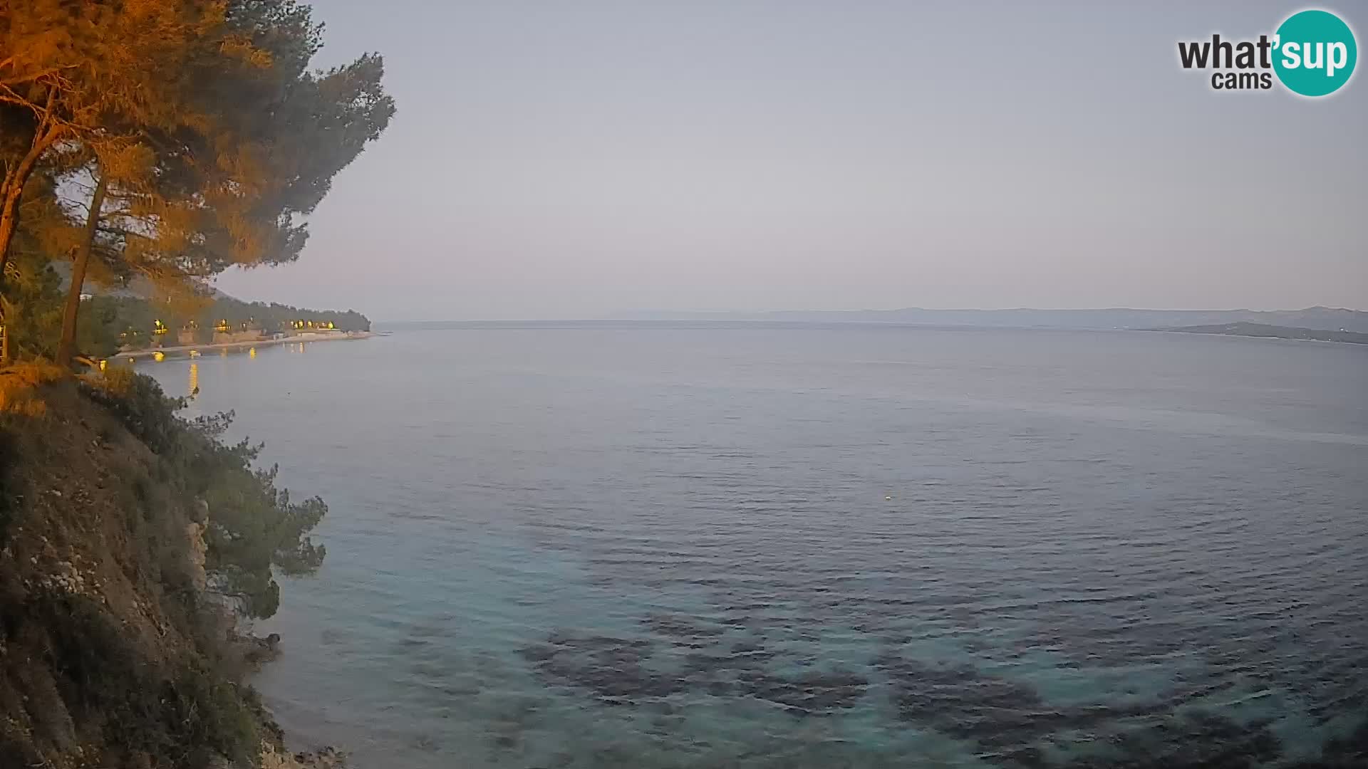 Webcam plage Potočine Bol – Vue en direct sur Borak Beach, île de Brač