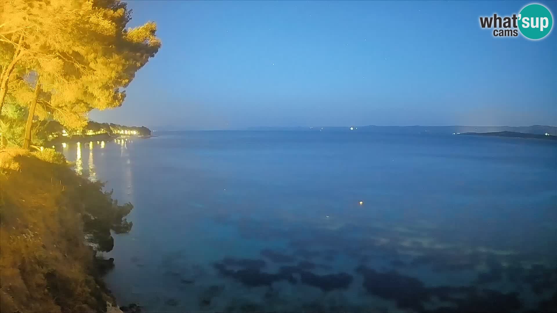 Webcam Potočine Beach Bol – Live View of Borak Beach, Brač Island