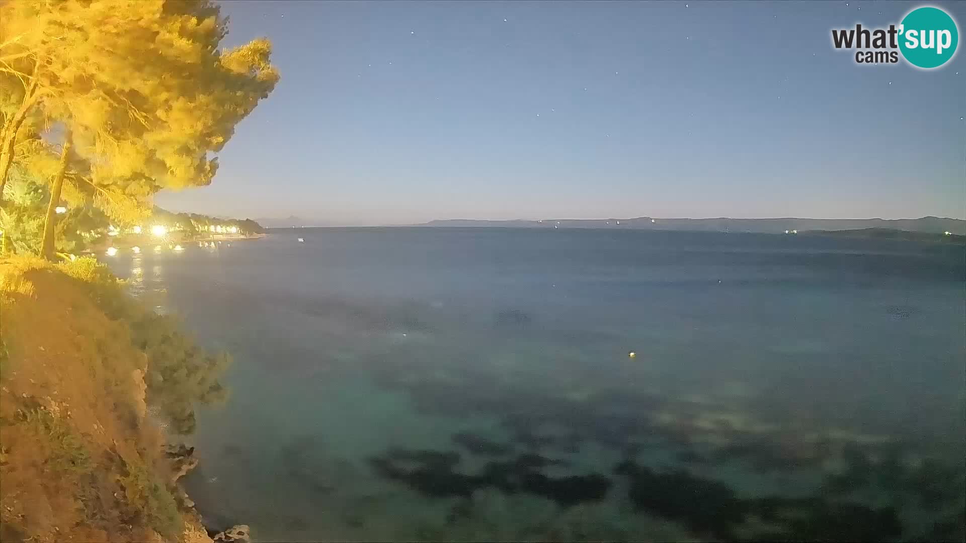 Webcam Potočine Beach Bol – Live View of Borak Beach, Brač Island