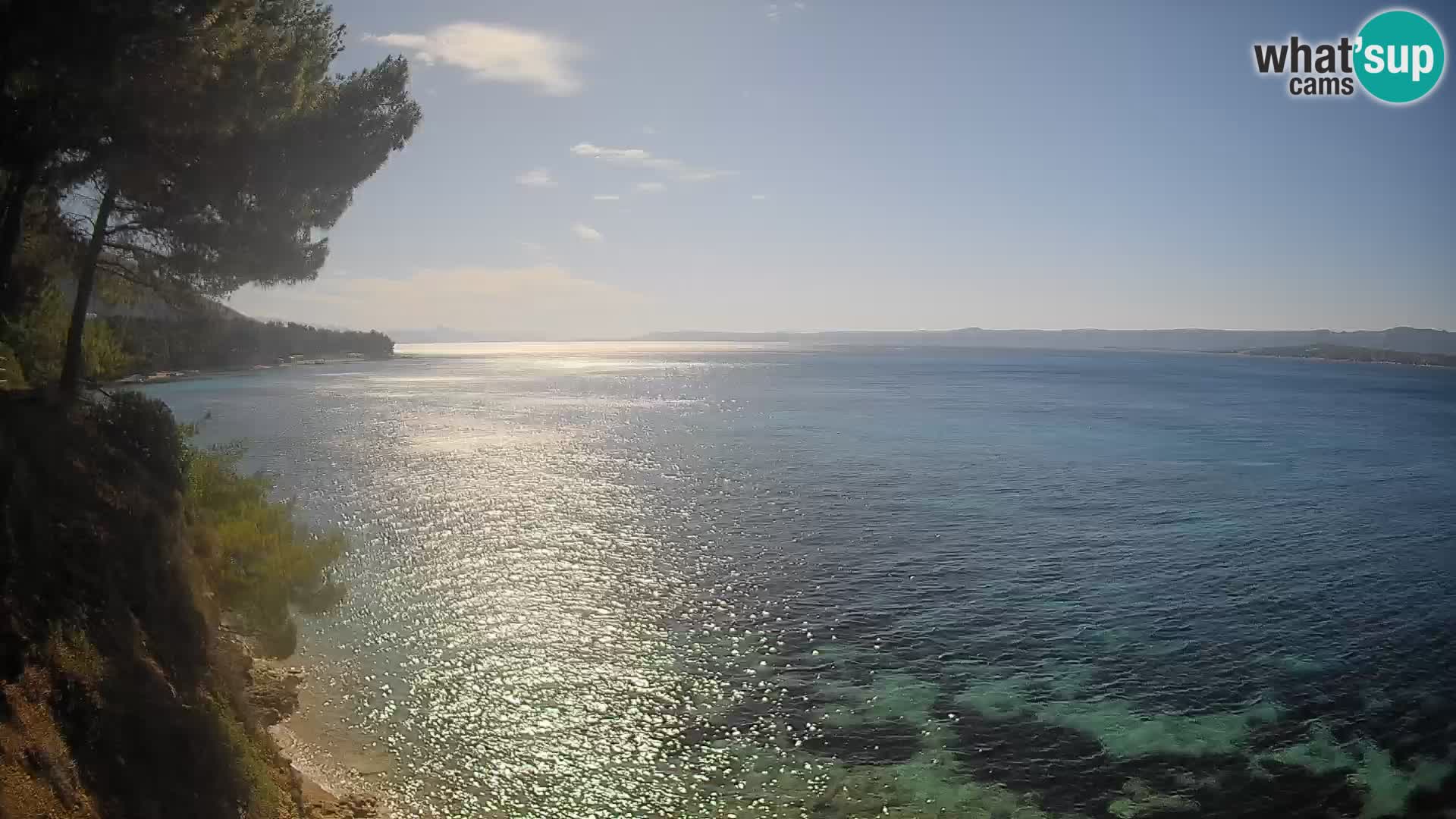 Webcam Strand Potočine Bol – Liveblick auf Borak Beach, Insel Brač