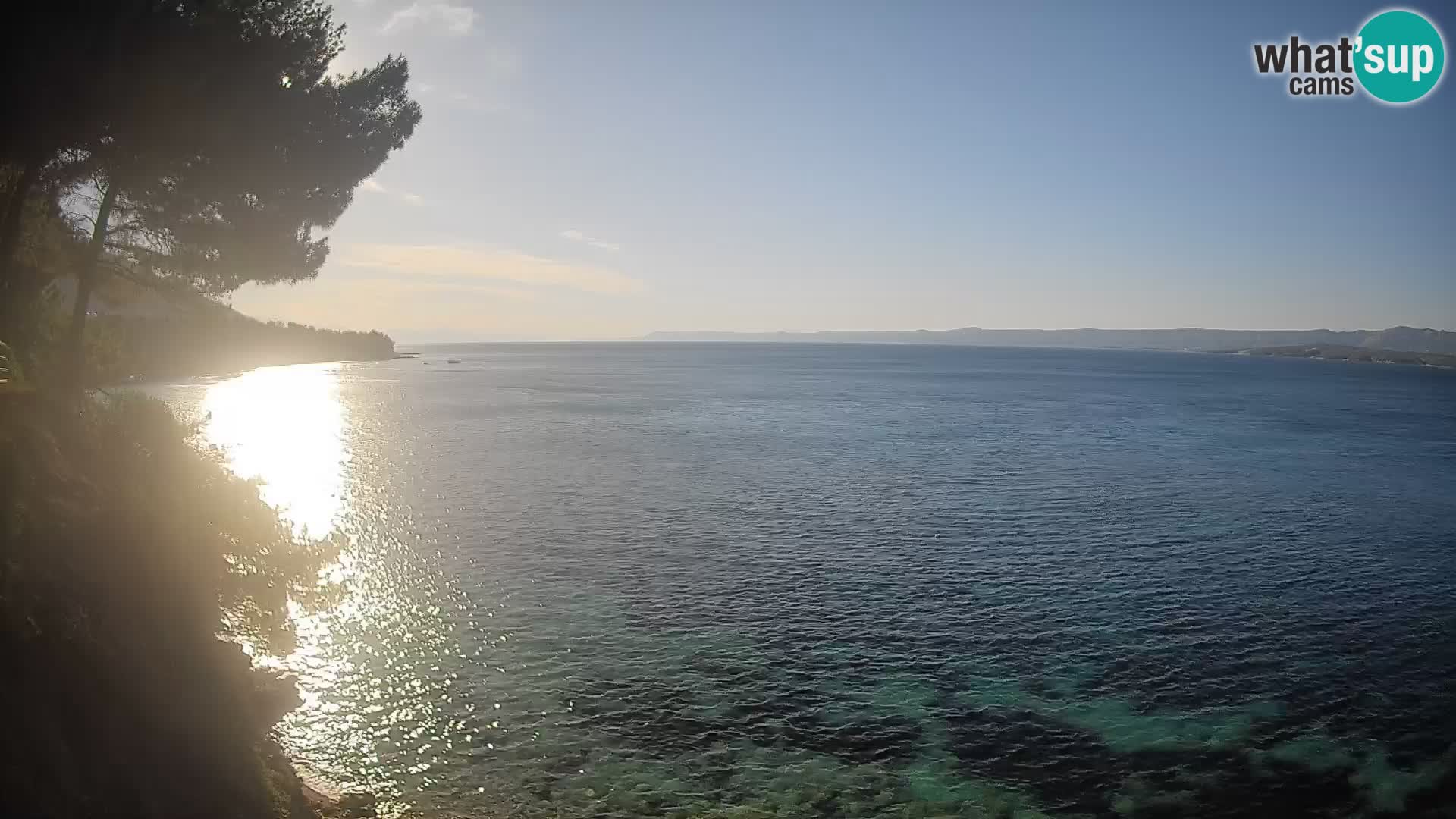 Webcam Potočine Beach Bol – Live View of Borak Beach, Brač Island