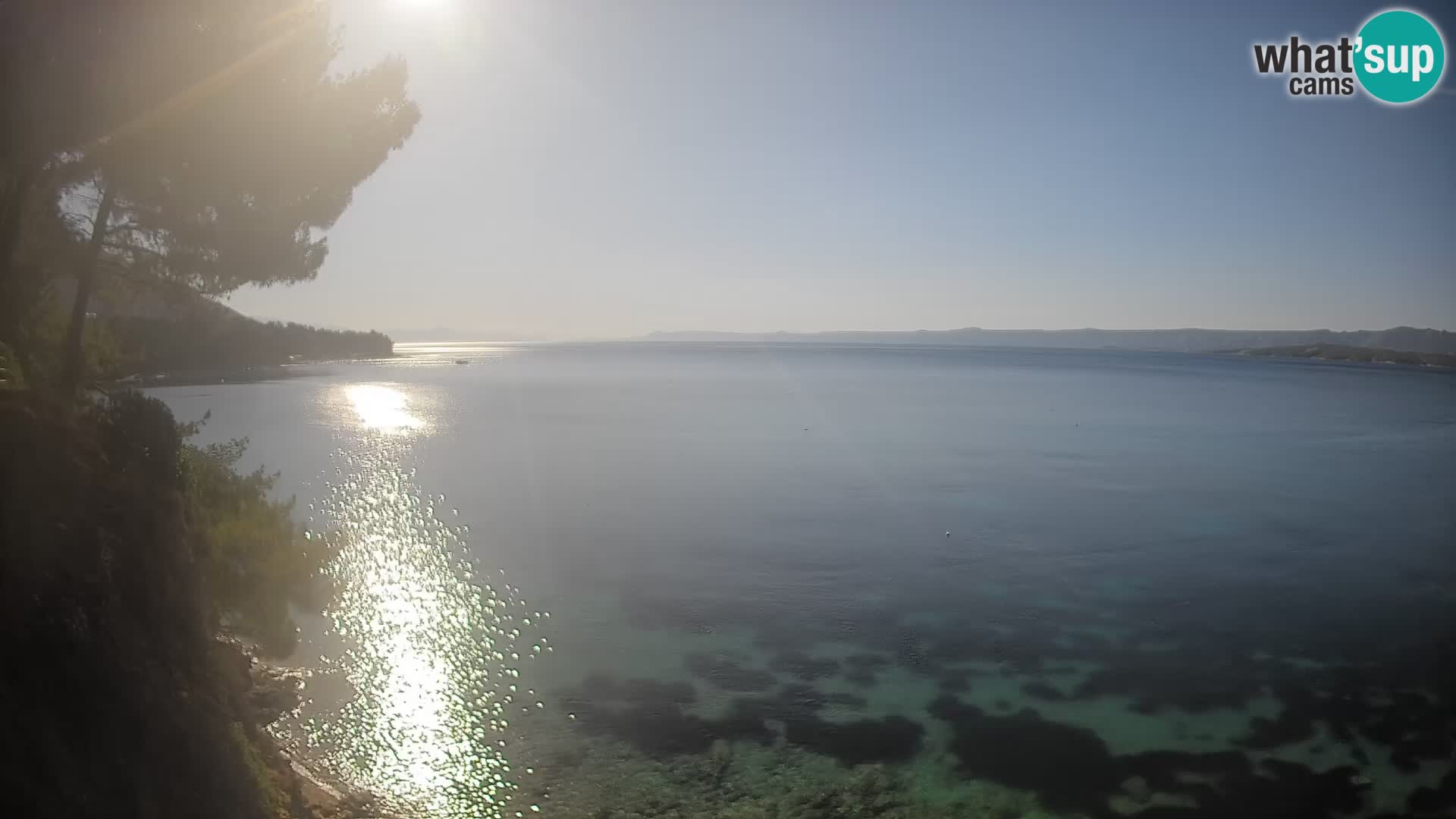 Webcam Potočine Beach Bol – Live View of Borak Beach, Brač Island