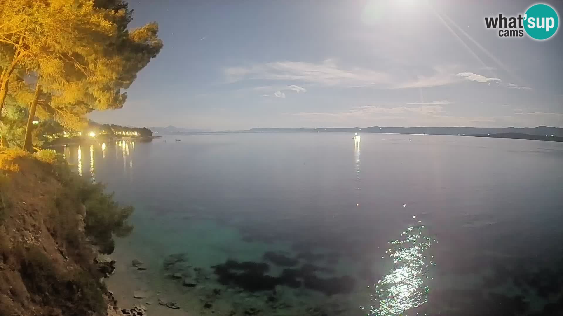 Webcam plage Potočine Bol – Vue en direct sur Borak Beach, île de Brač