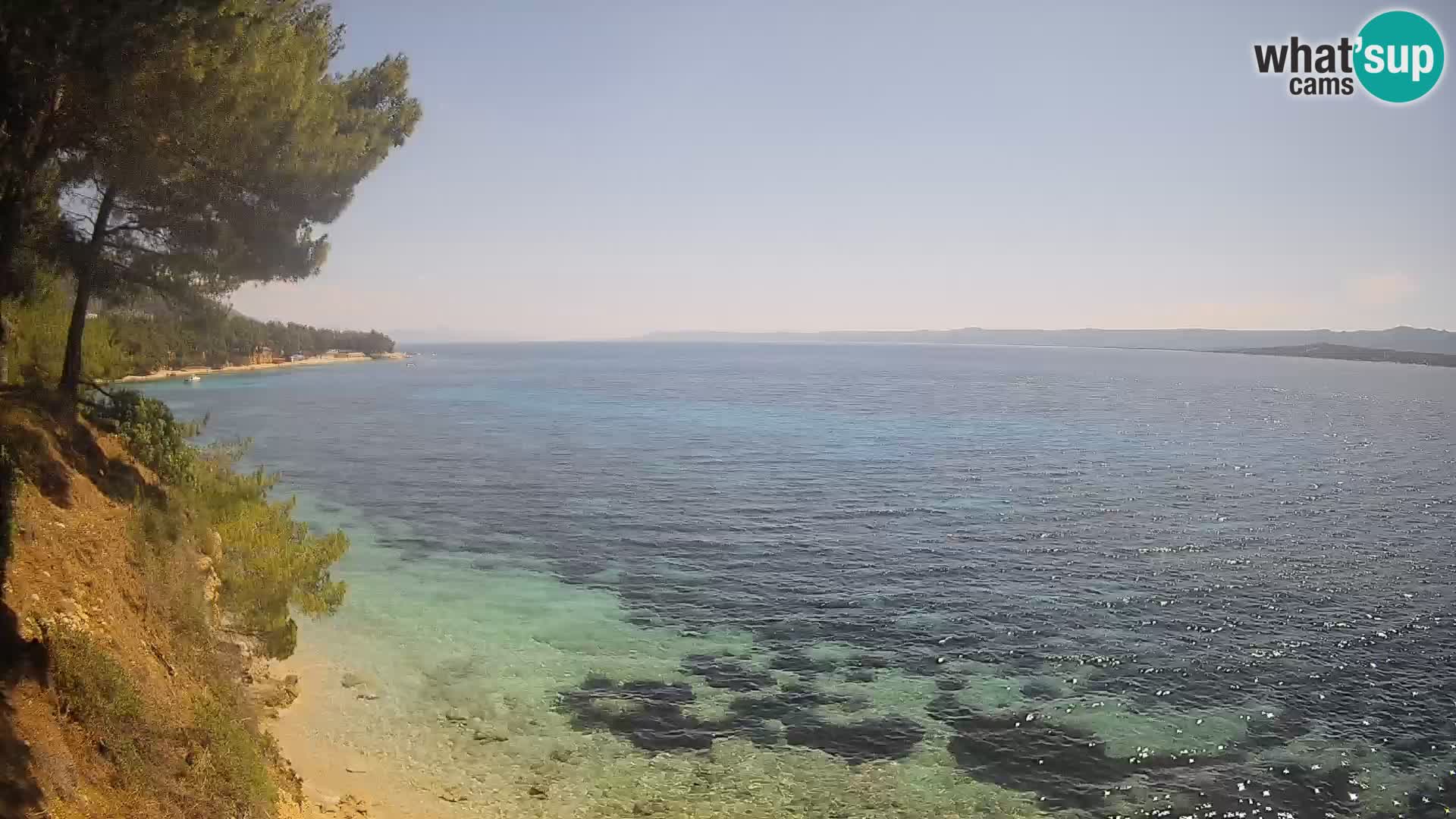 Webcam Playa Potočine Bol – Vista en vivo de Borak Beach, Isla de Brač