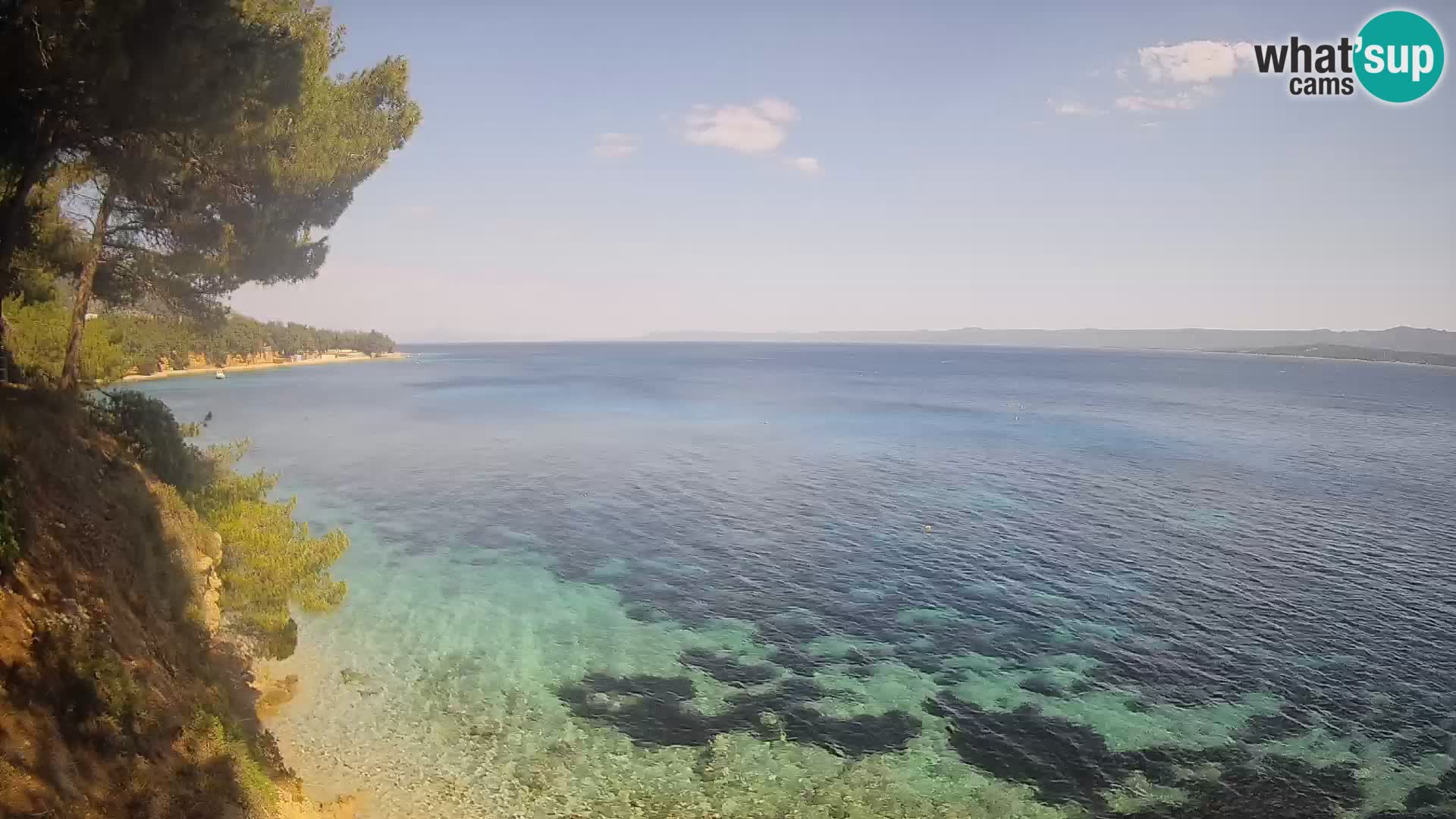 Webcam Strand Potočine Bol – Liveblick auf Borak Beach, Insel Brač