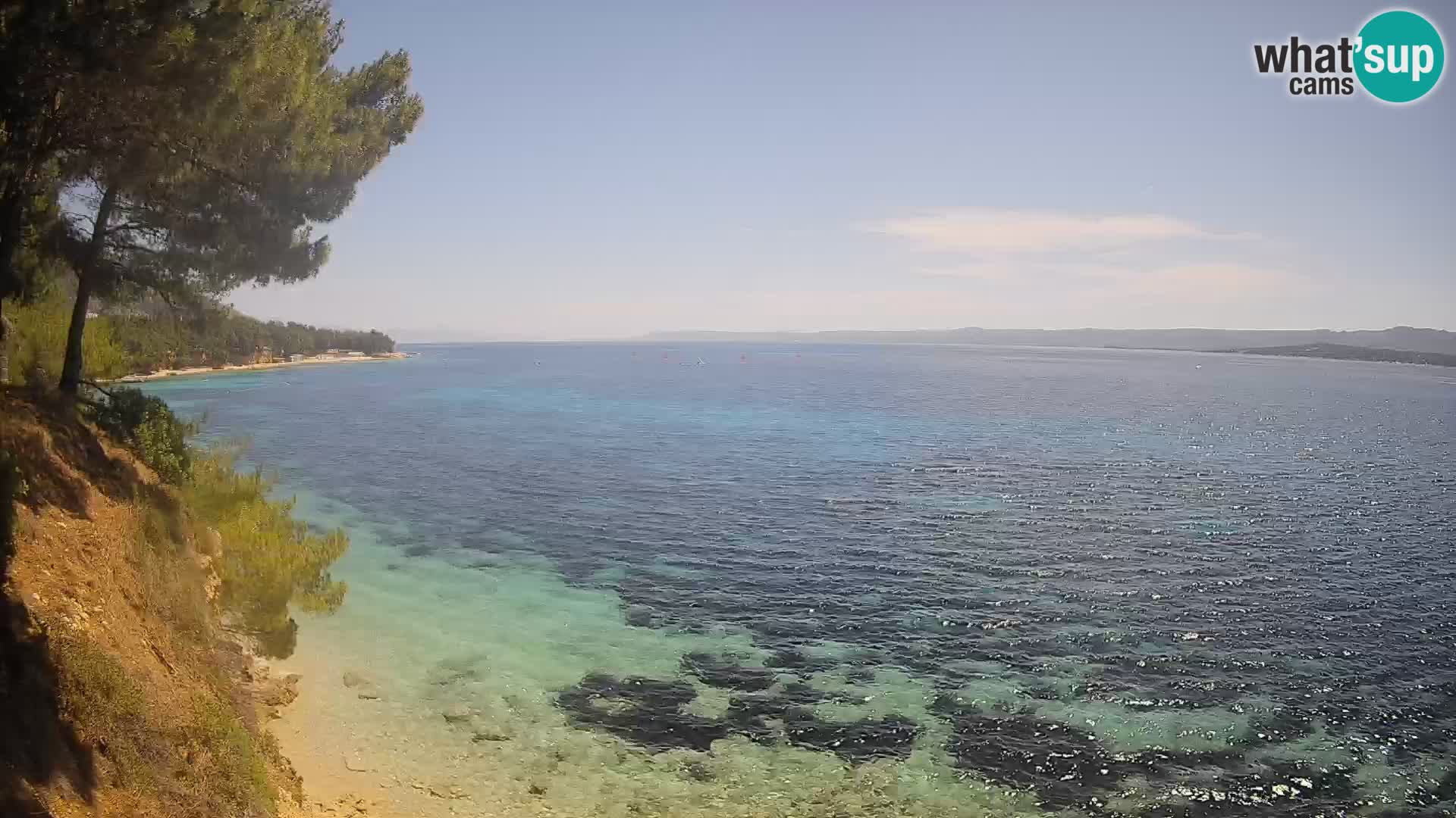 Webcam Strand Potočine Bol – Liveblick auf Borak Beach, Insel Brač