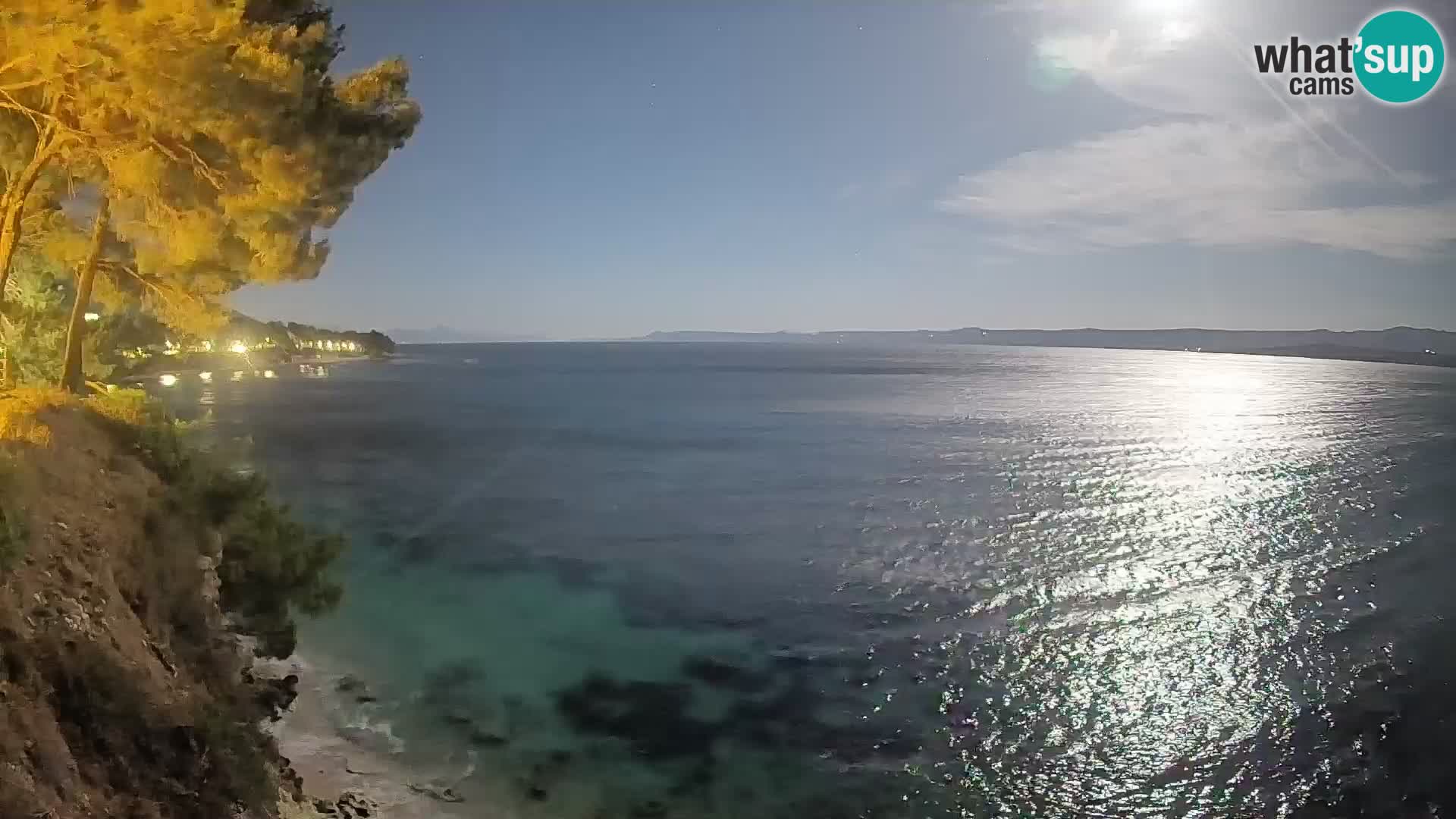 Webcam Playa Potočine Bol – Vista en vivo de Borak Beach, Isla de Brač