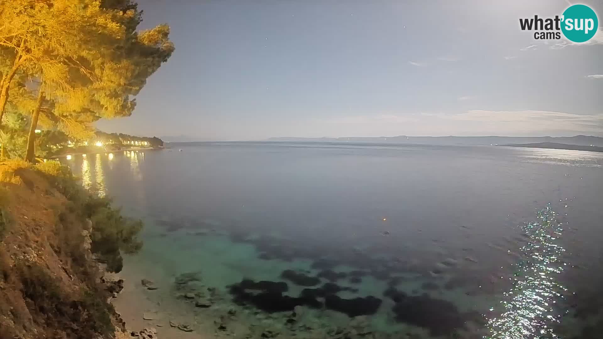 Webcam Strand Potočine Bol – Liveblick auf Borak Beach, Insel Brač