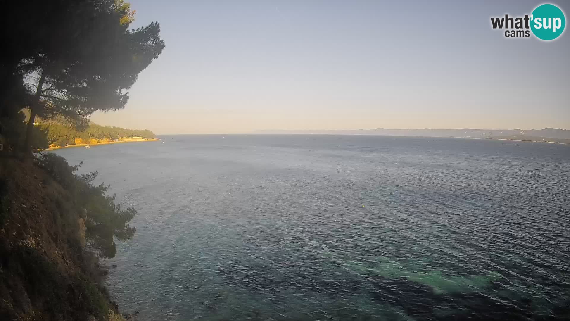 Web kamera Potočine Bol – Pogled uživo na plažu Borak, otok Brač