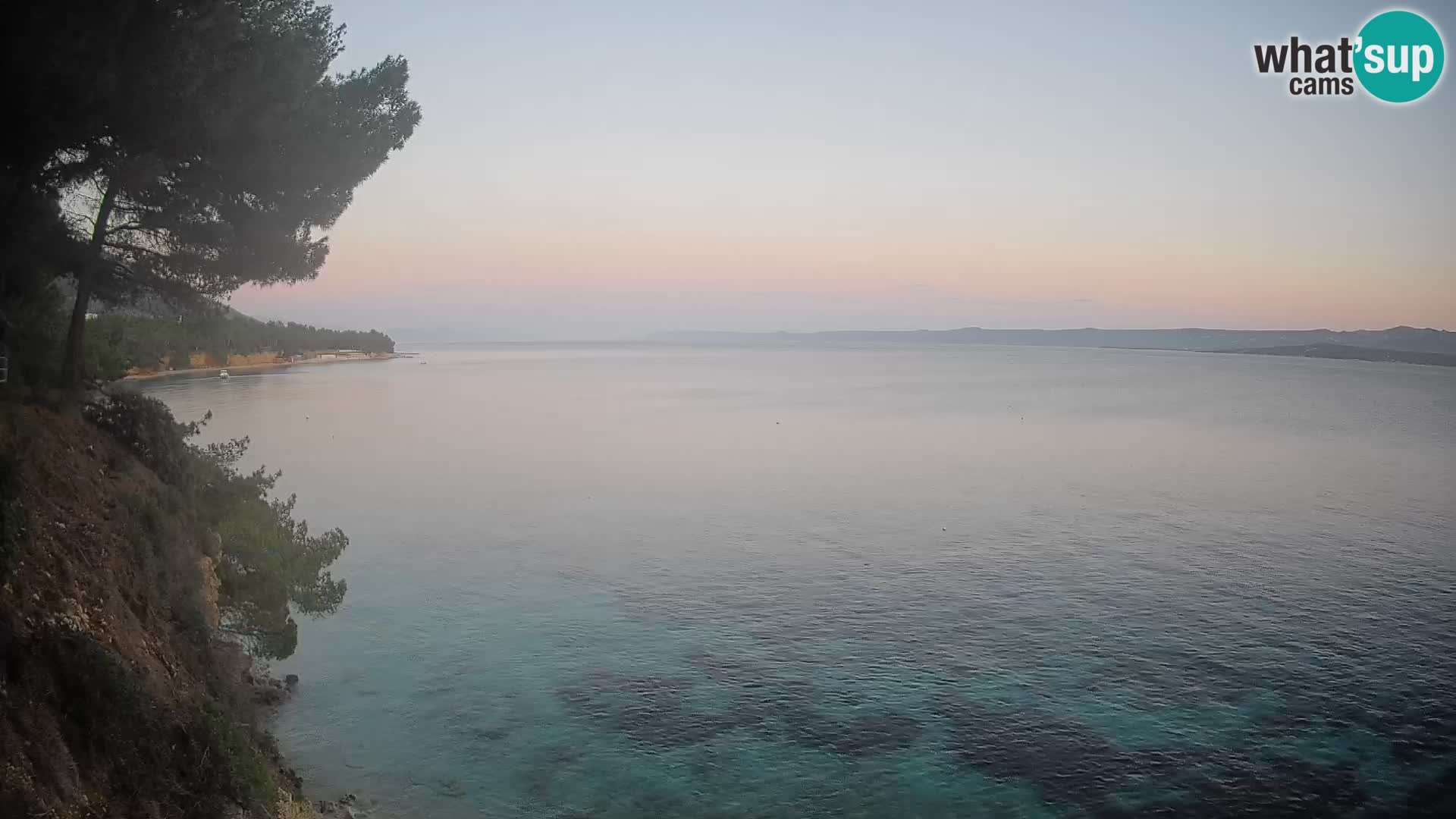 Webcam plage Potočine Bol – Vue en direct sur Borak Beach, île de Brač