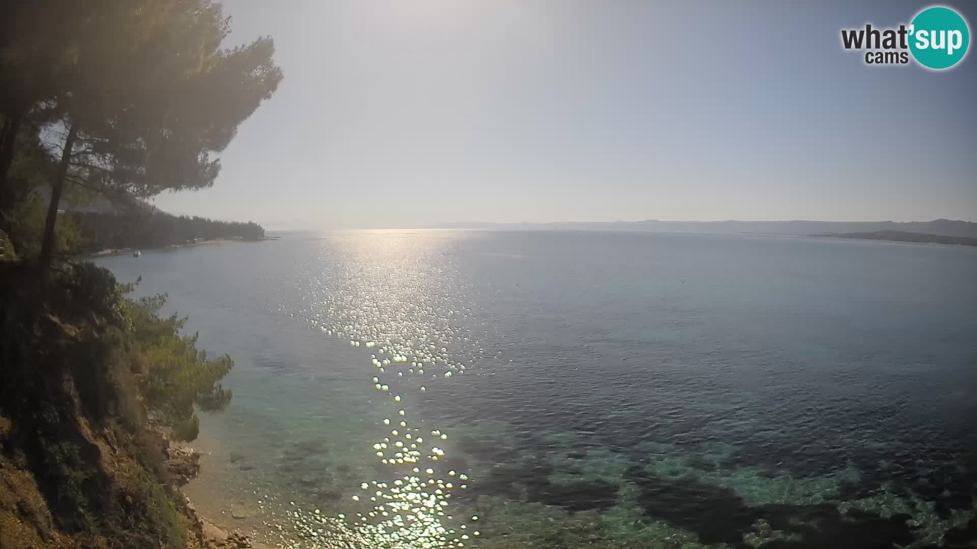 Webcam Potočine Beach Bol – Live View of Borak Beach, Brač Island