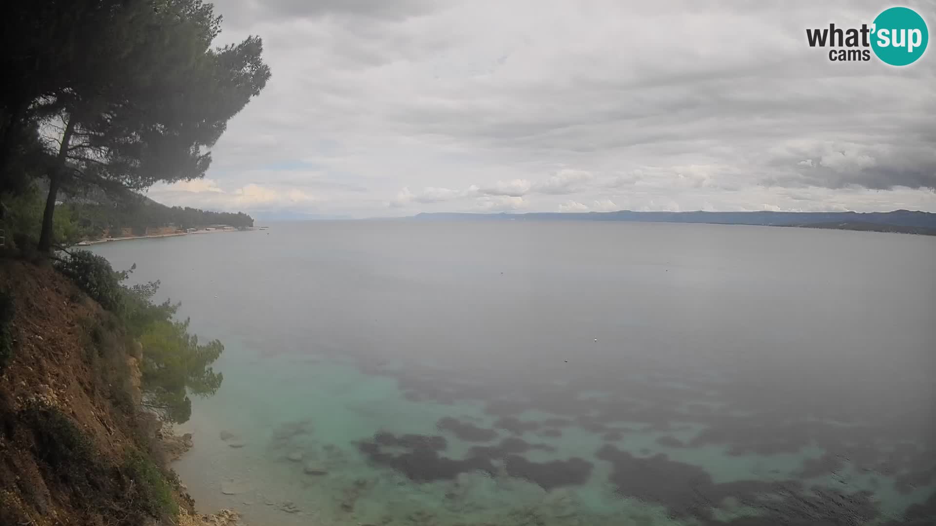 Web kamera Potočine Bol – Pogled uživo na plažu Borak, otok Brač